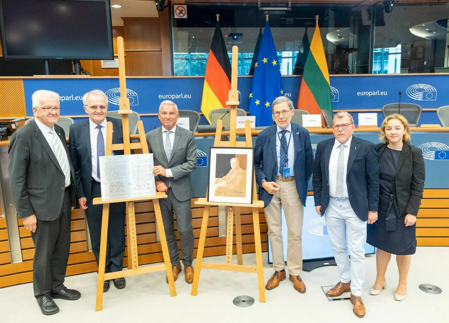 Europos Parlamento įamžintas Vasario 16-osios Aktas