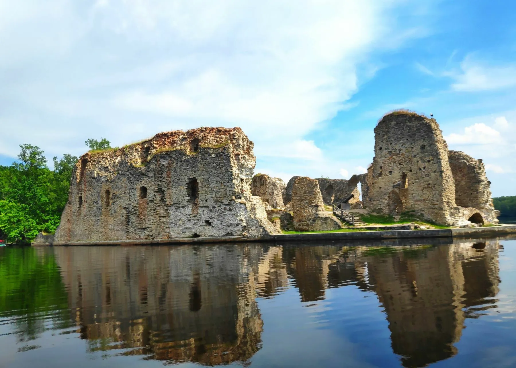 Koknesės pilies griuvėsiai / M. Kubiliūtės nuotr.