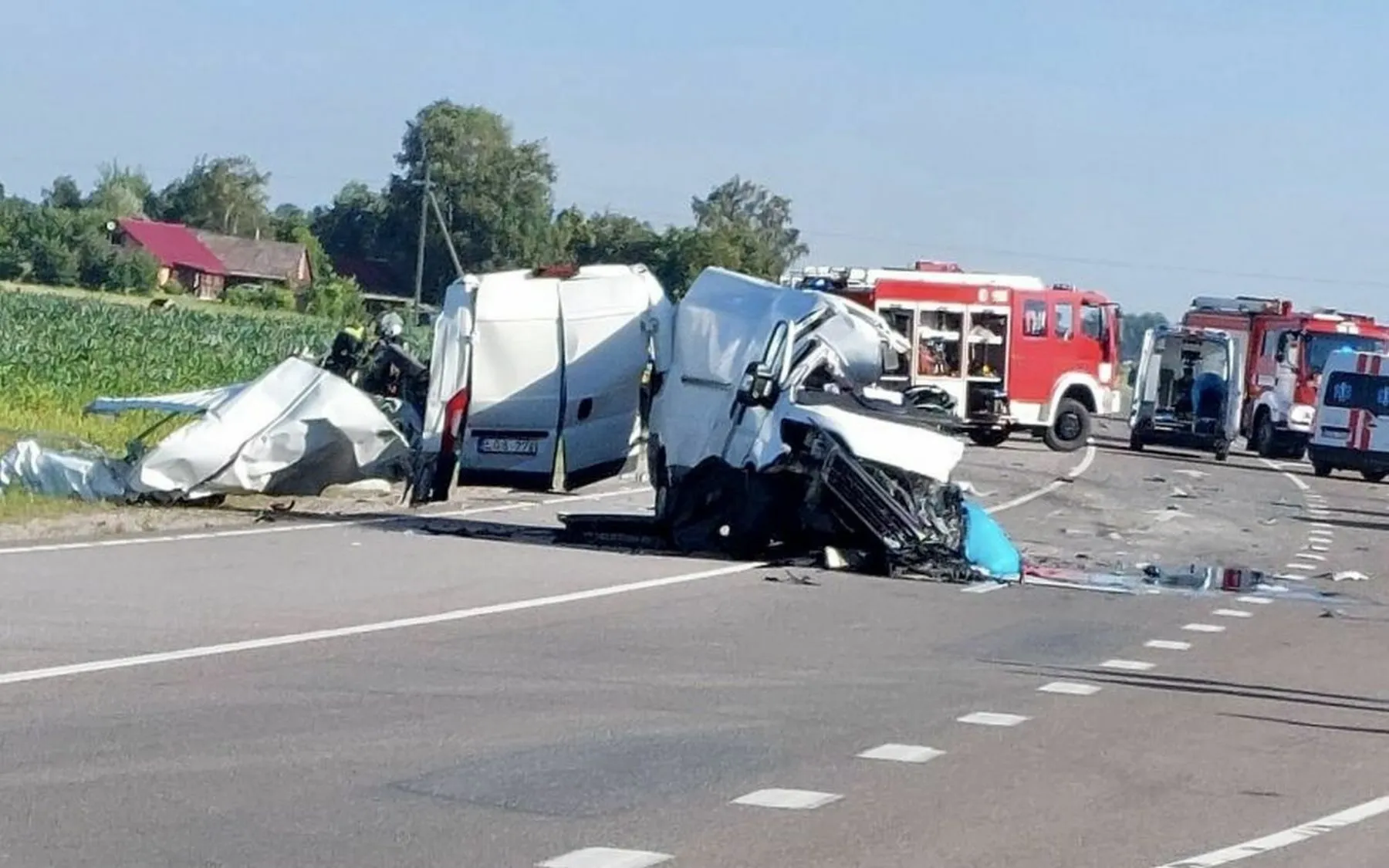 Tragiška avarija Via Baltica kelyje