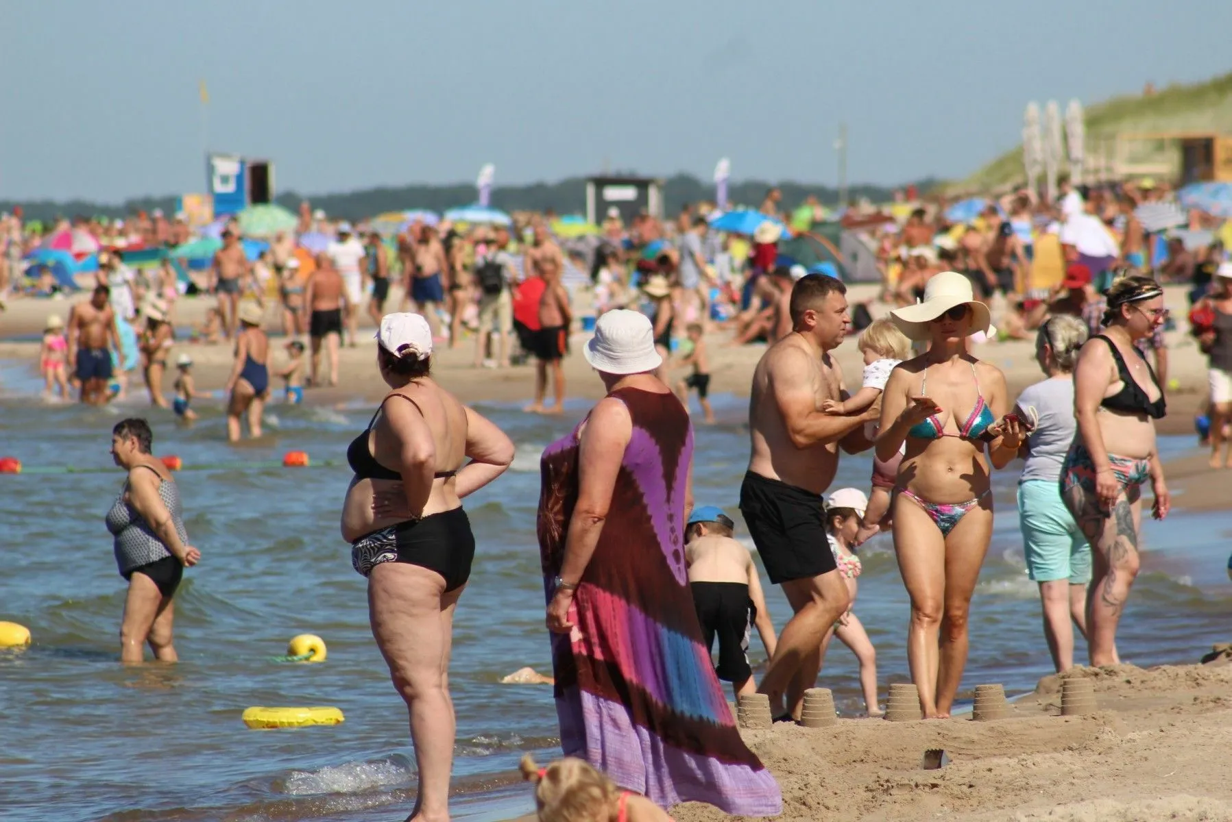 Palanga, pliažas, maudynės