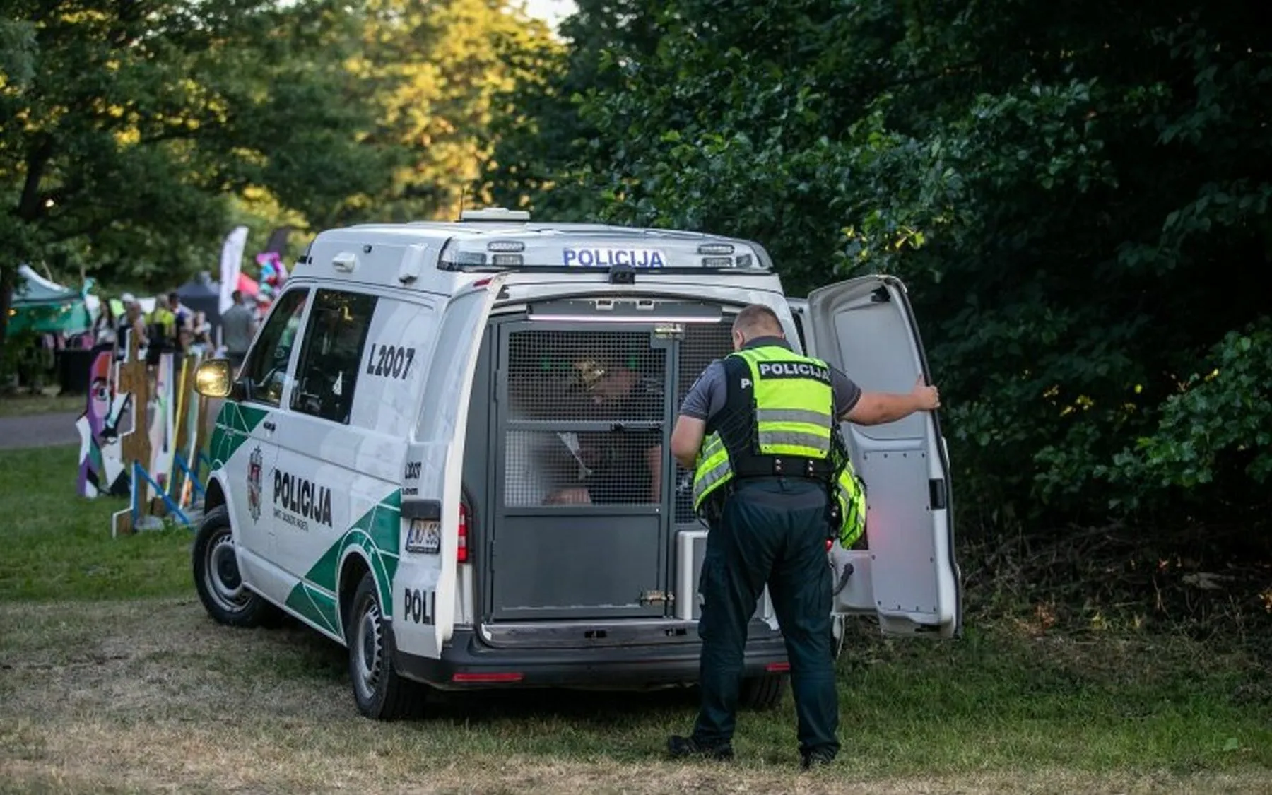 Policija, karklės festivalis