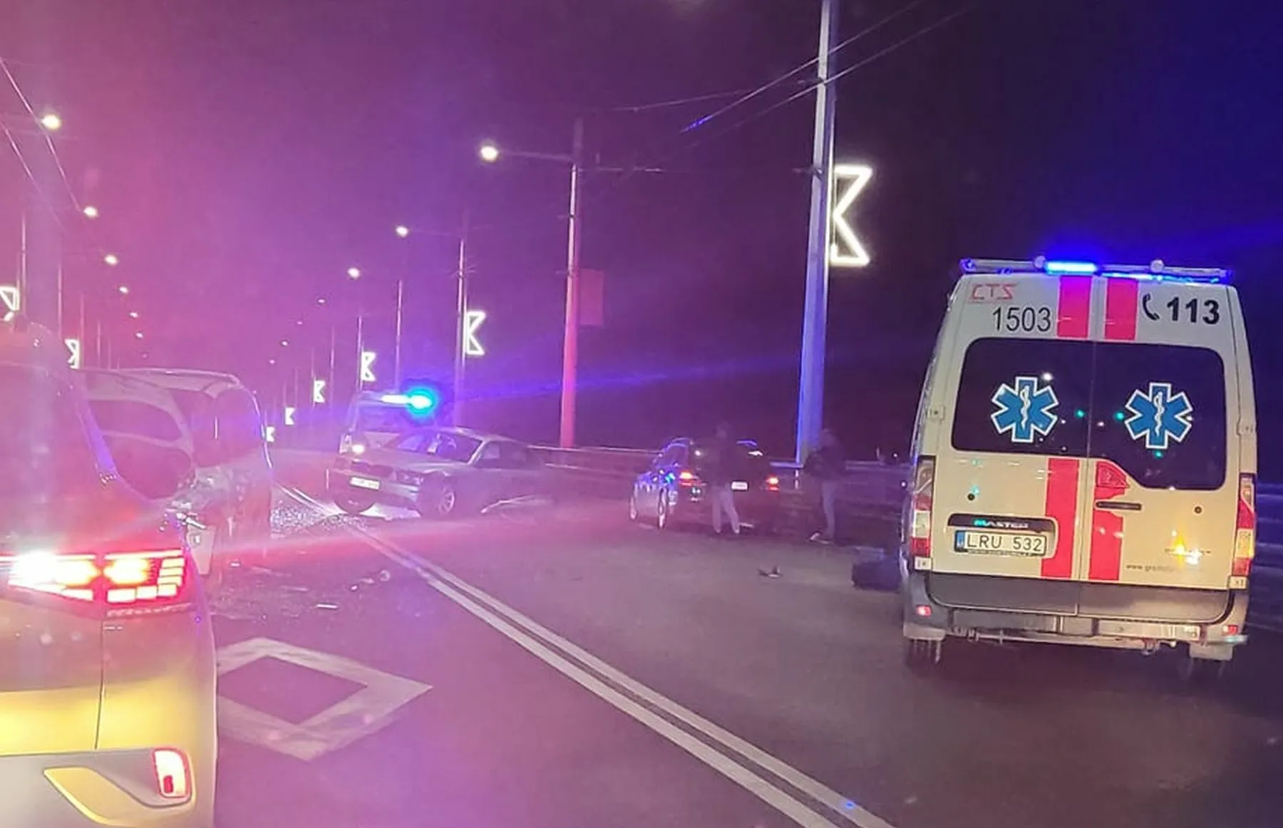 Avarija ant Panemunės tilto