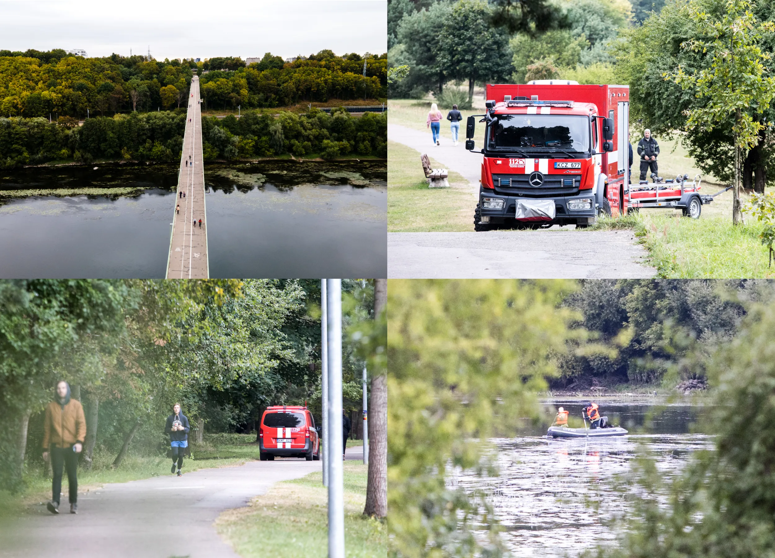 Nemune ties Trijų mergelių tiltu ieškoma kūdikio