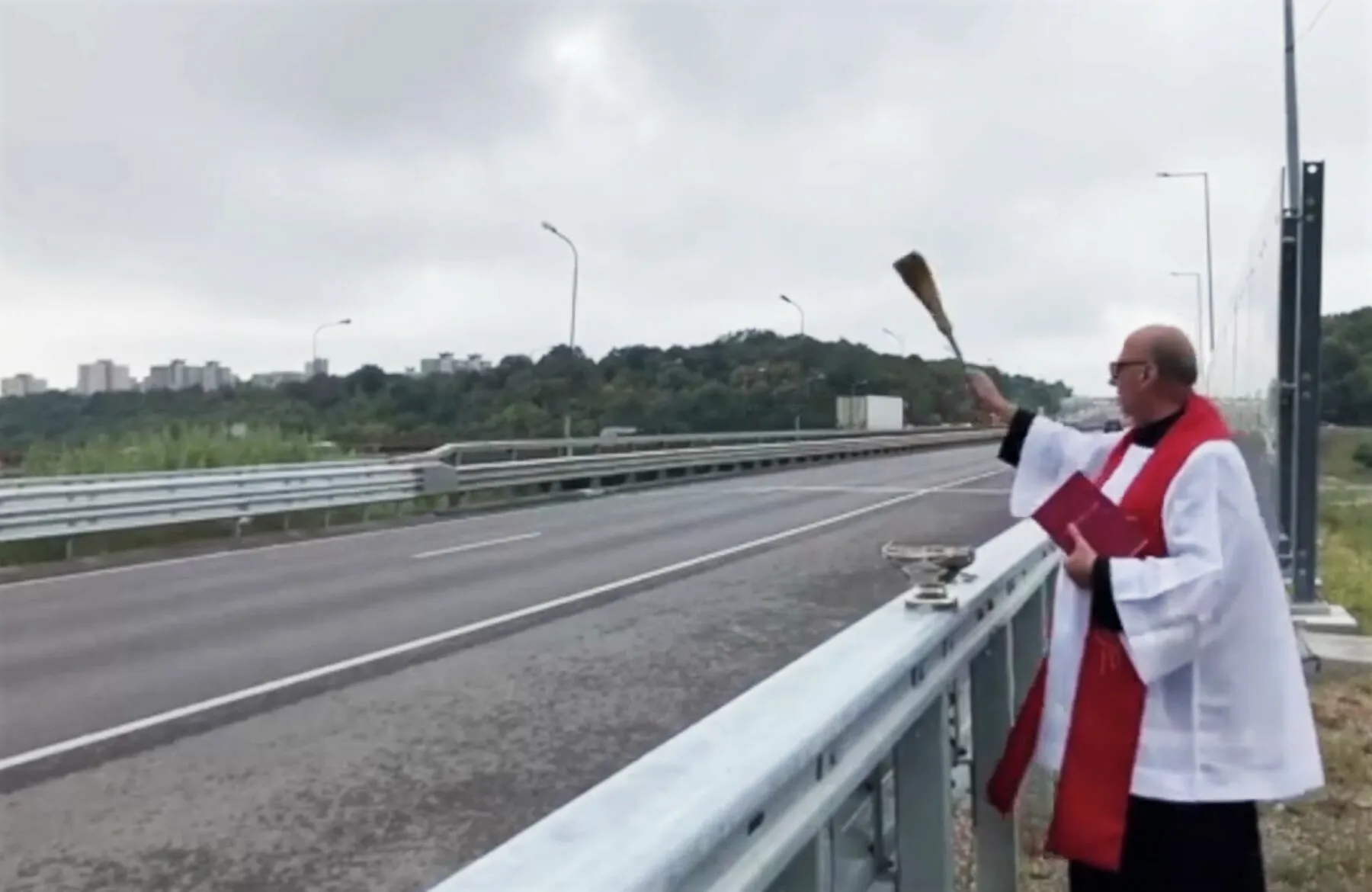 Kleboniškio tilto šventinimas