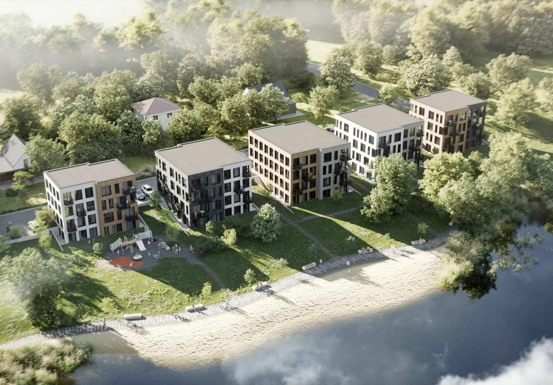 Taurakiemio g. 2C projekto vizualizacijos