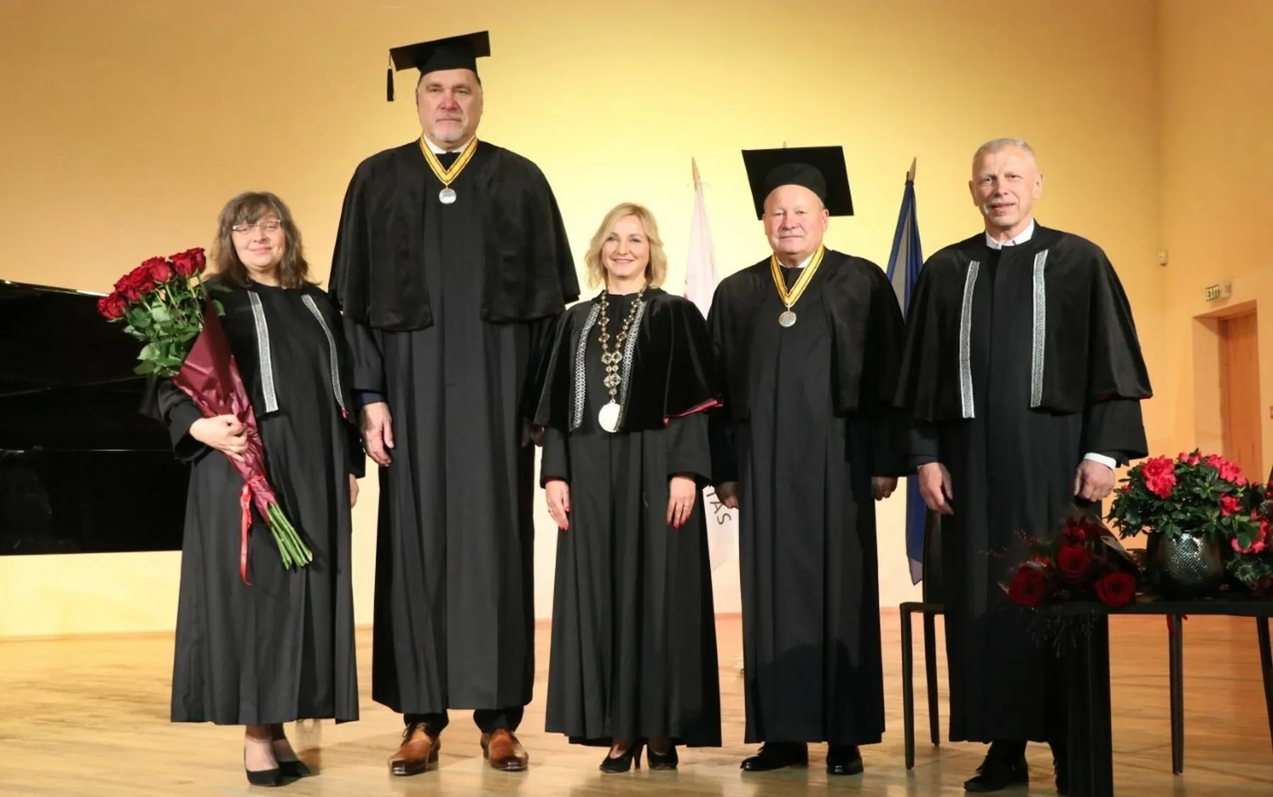 A. Sabonis ir V. Makūnas - LSU garbės daktarai