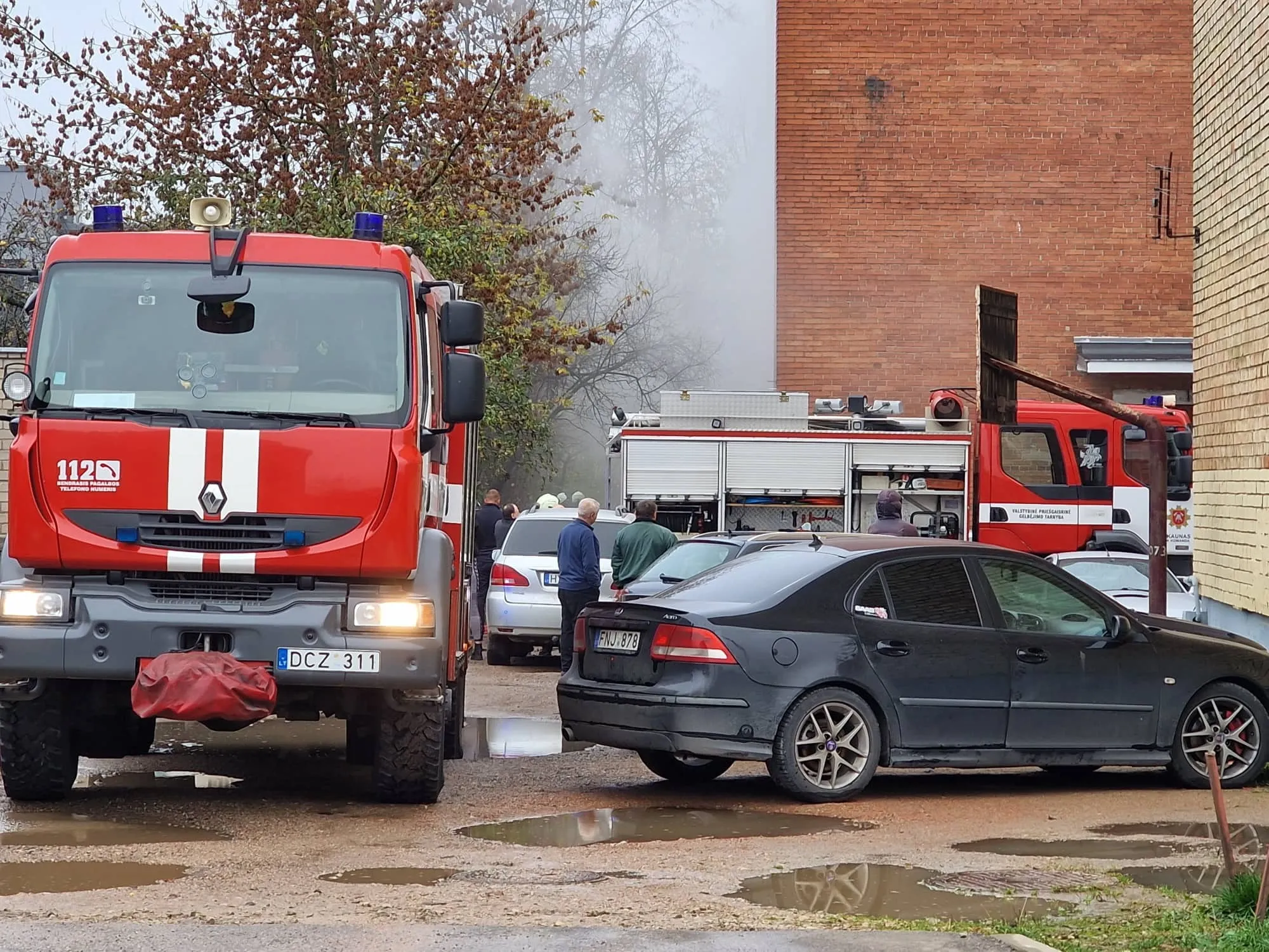 Gaisras J. Basanavičiaus al. bendrabutyje