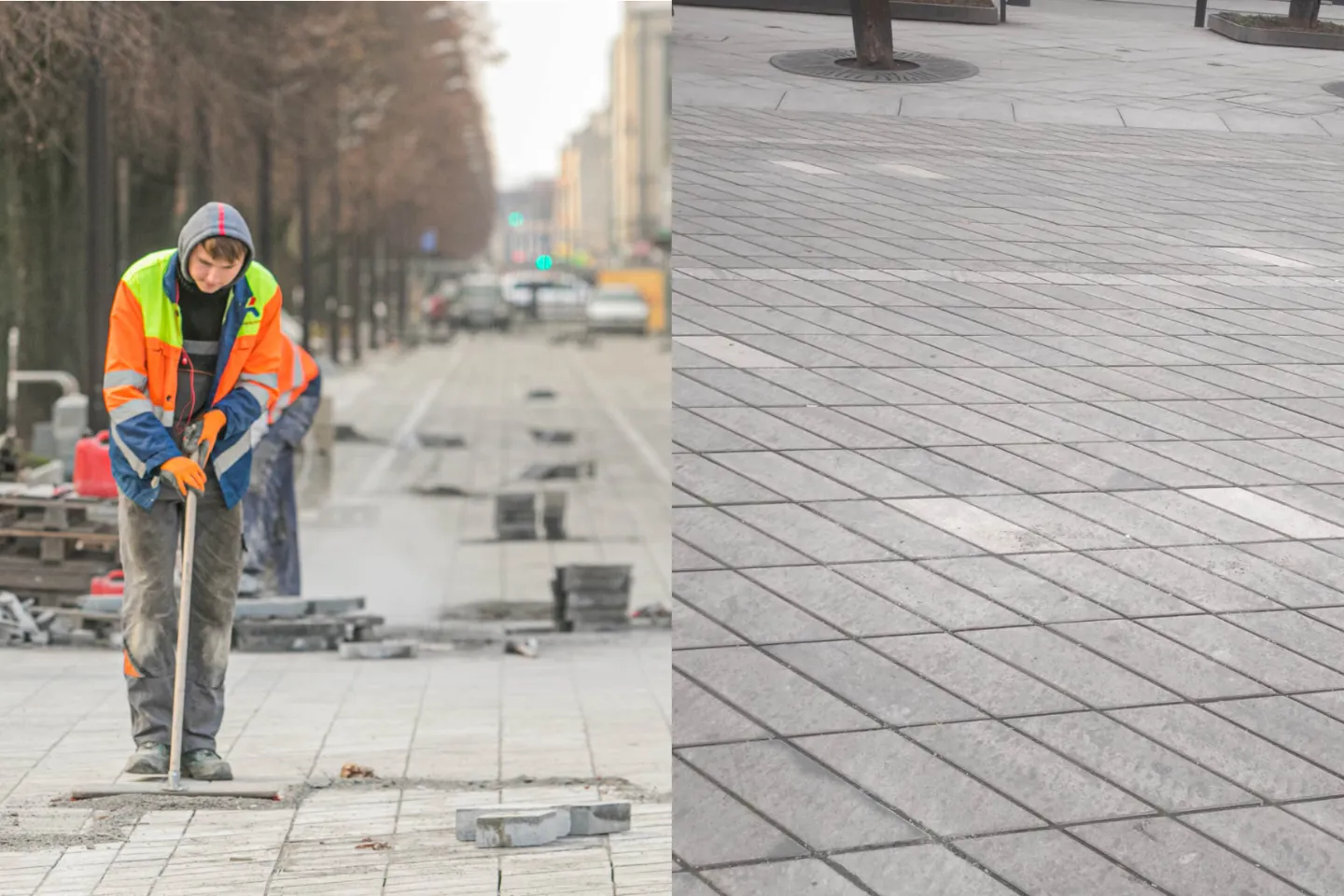 Laisvės al. trinkelės