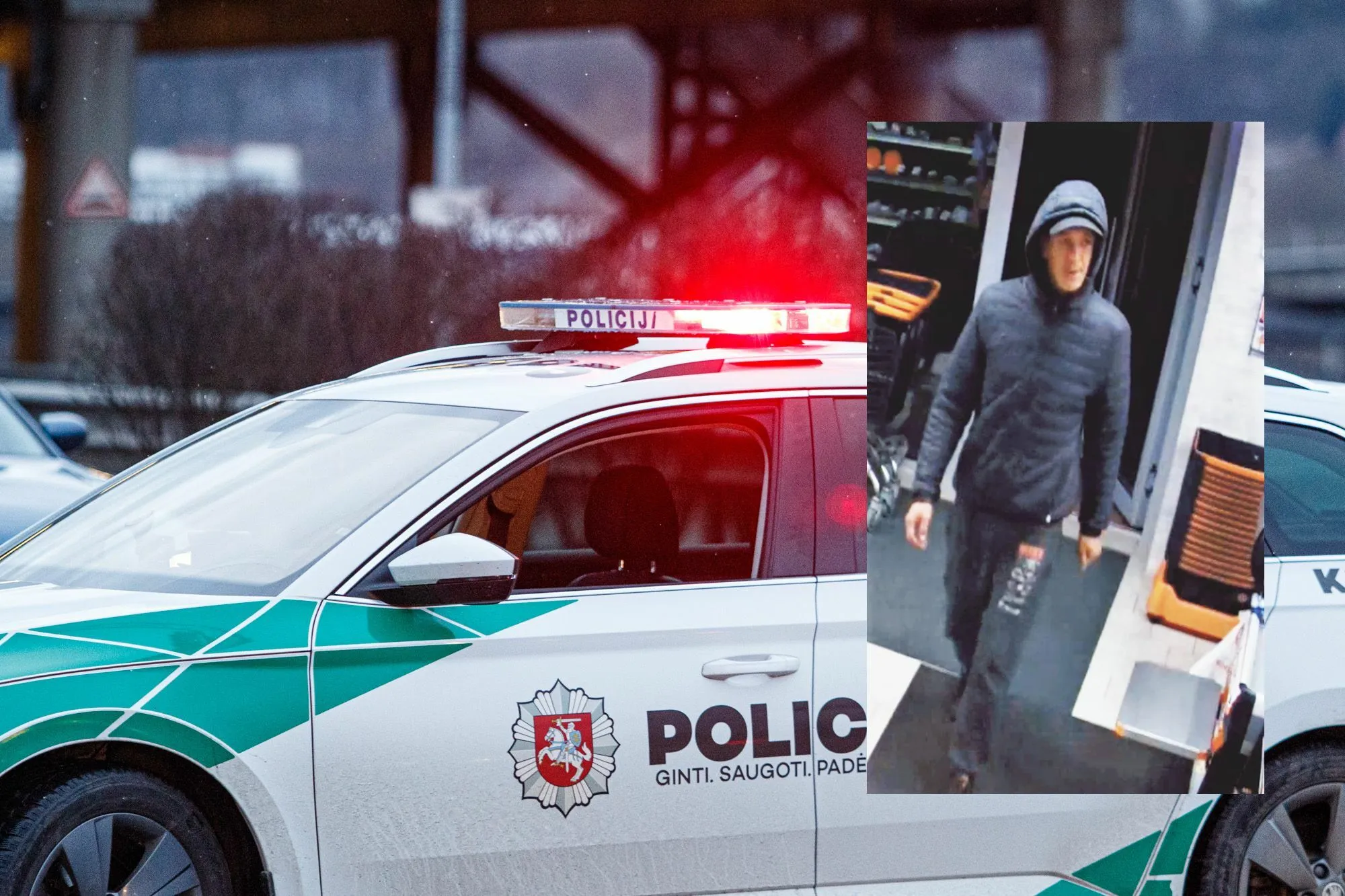 Vagystė, ieškomas vyras