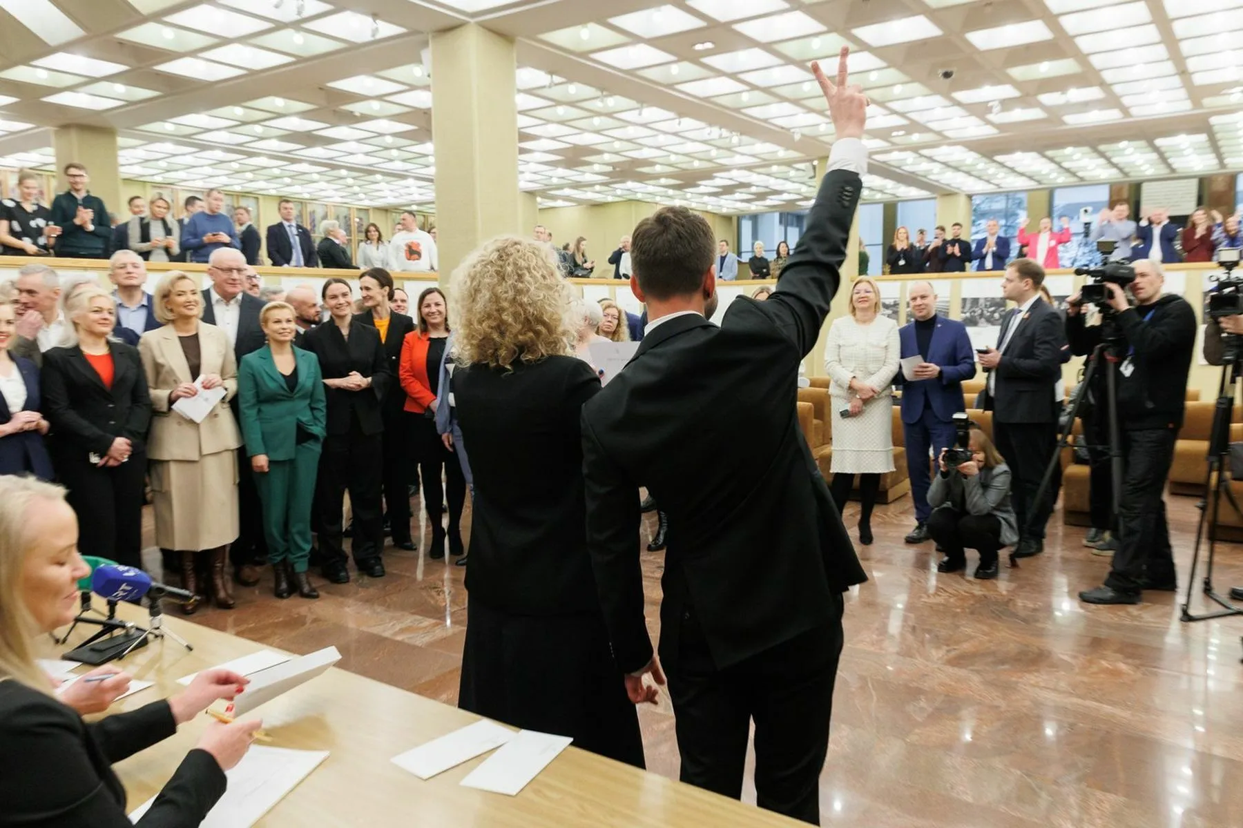 Partijos traukė burtus dėl rinkimų numerių