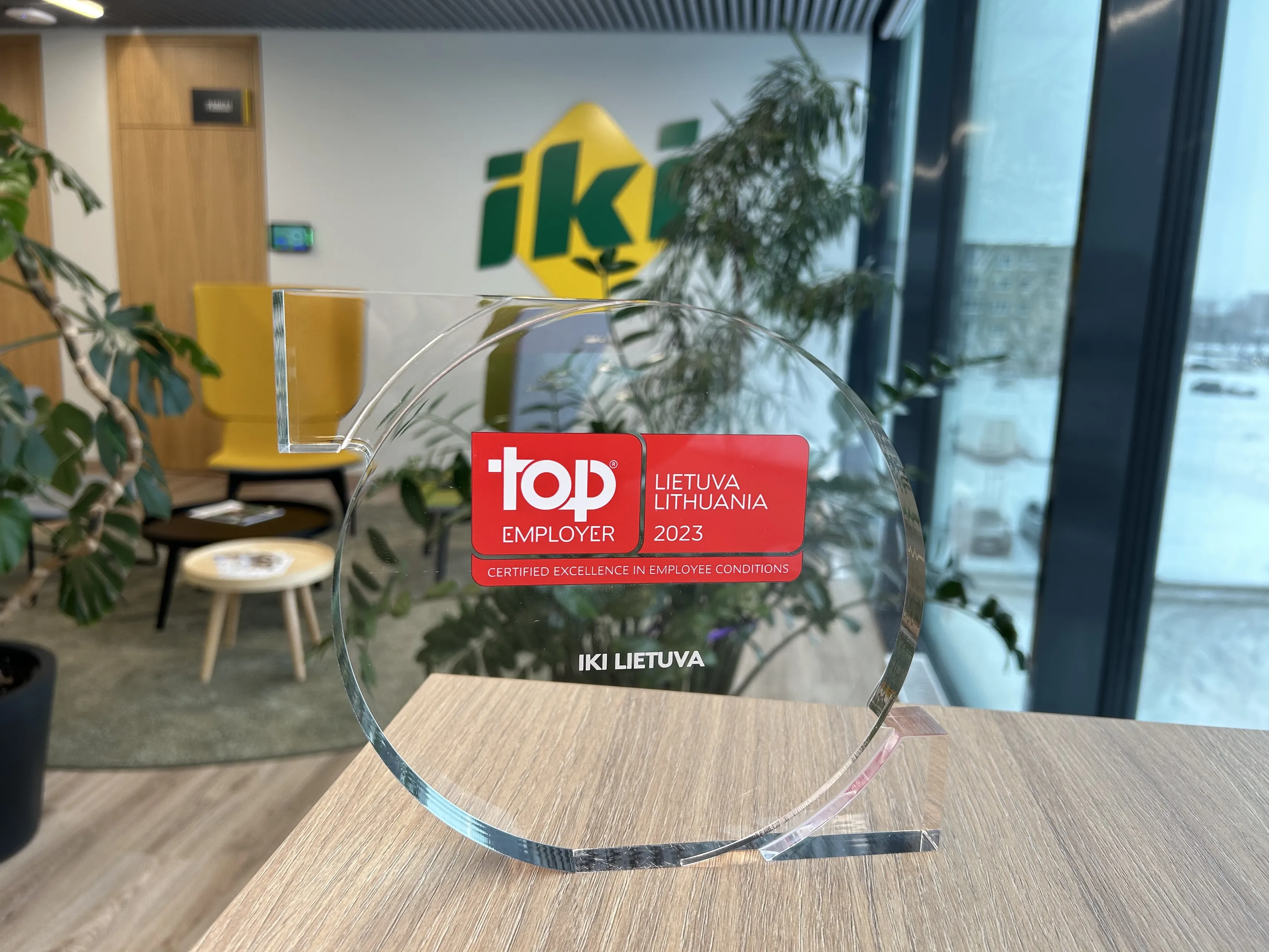 „Iki“ geriausio darbdavio apdovanojimas