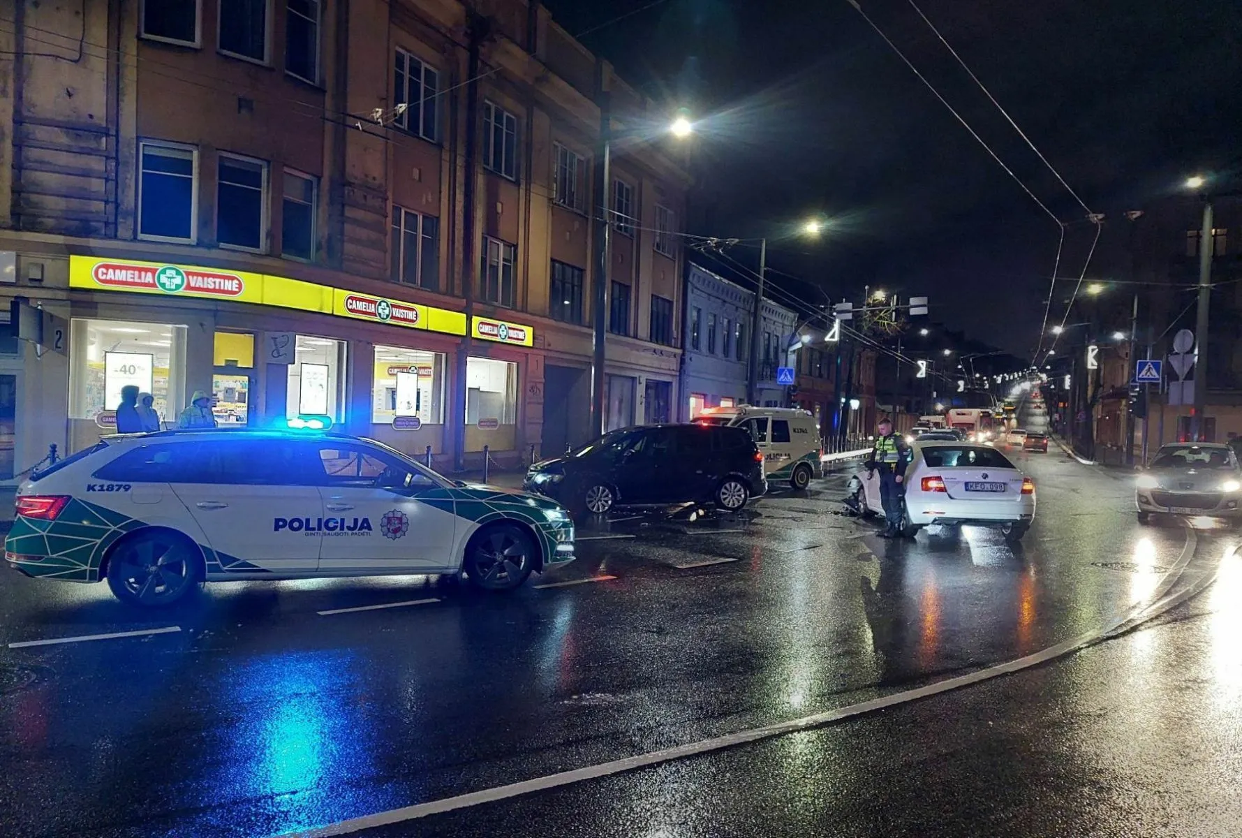 Eismo įvykis Savanorių pr. / Šv. Gertrūdos sankryžoje