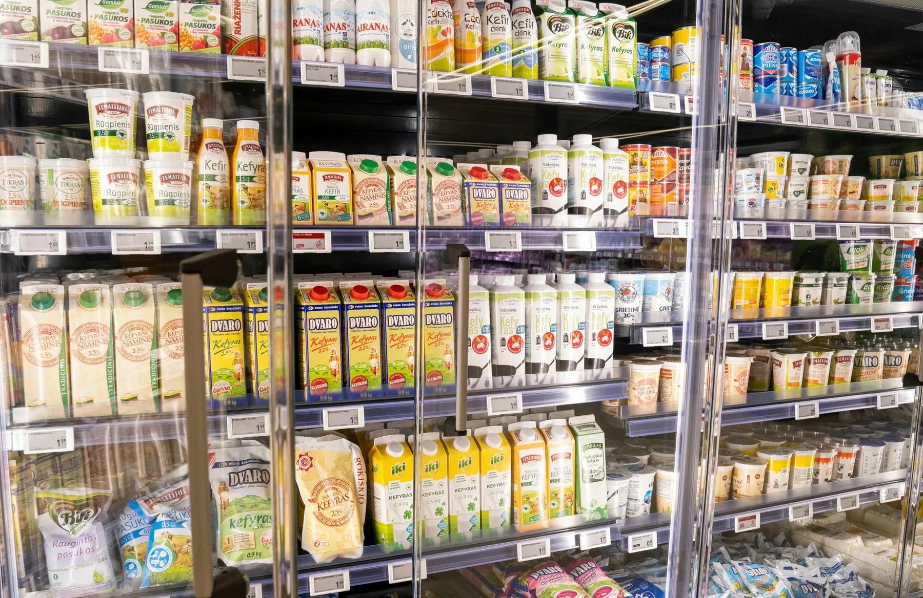 IKI parduotuvės asortimentas