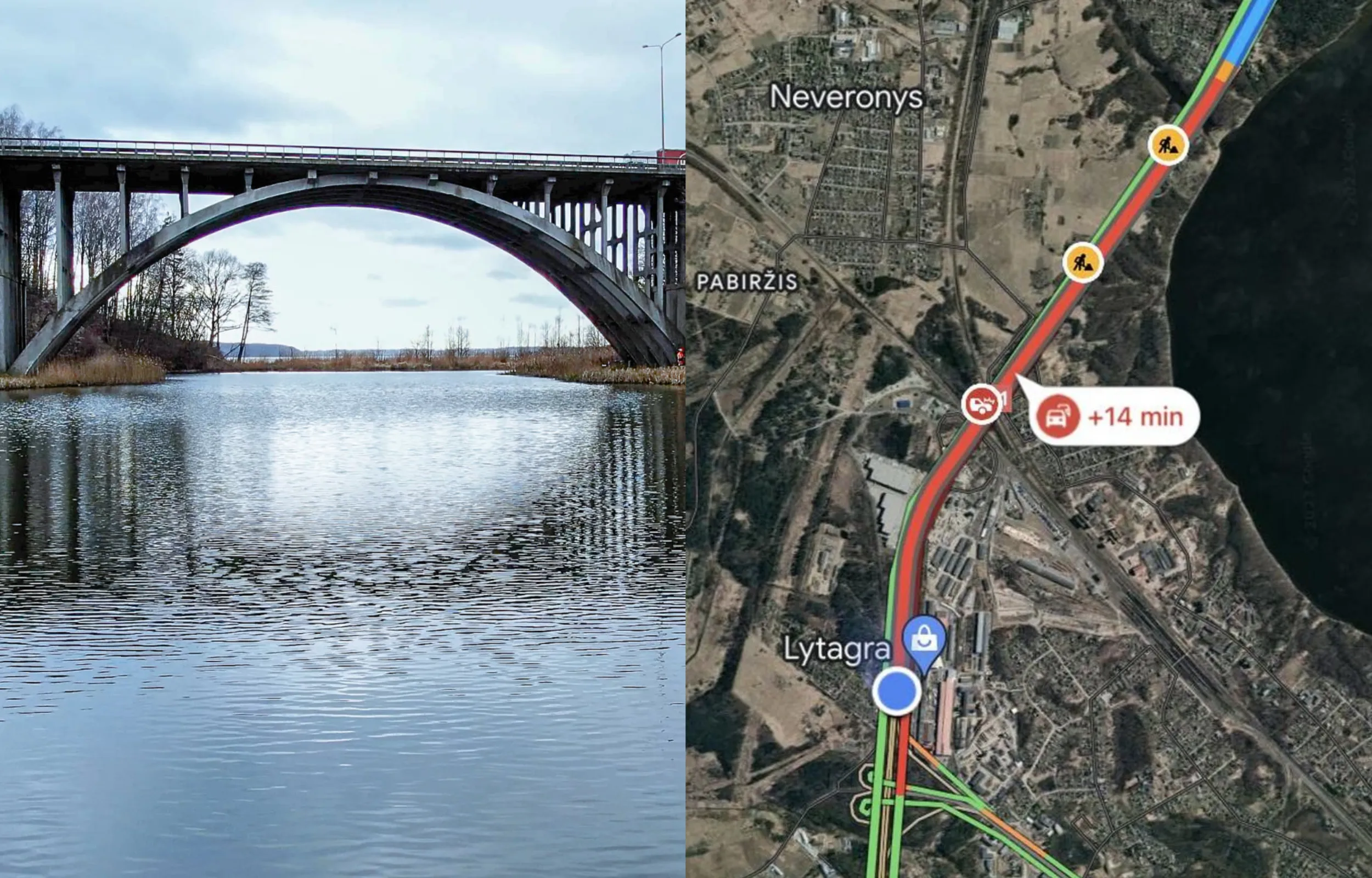 Krunos tilto remontas