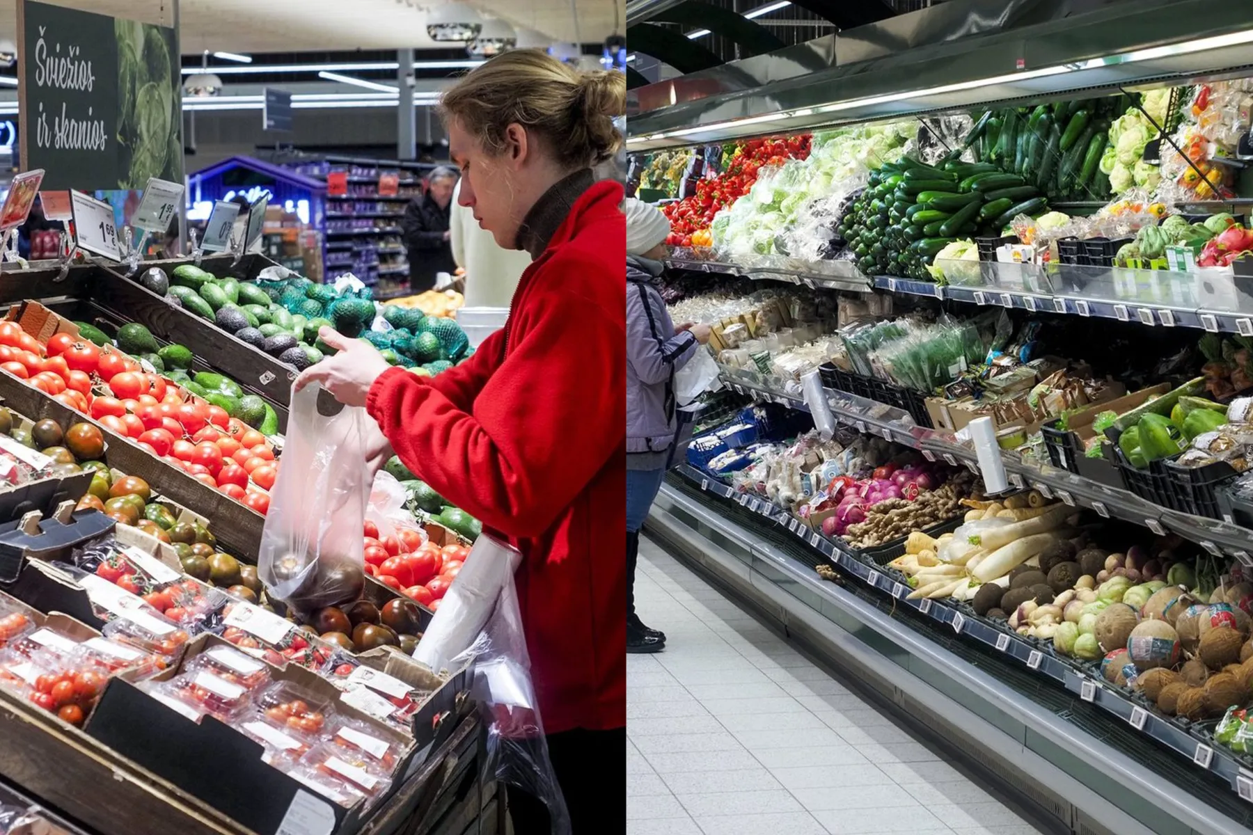 Lietuvos prekybos tinklai, vaisių, daržovių trūkumas