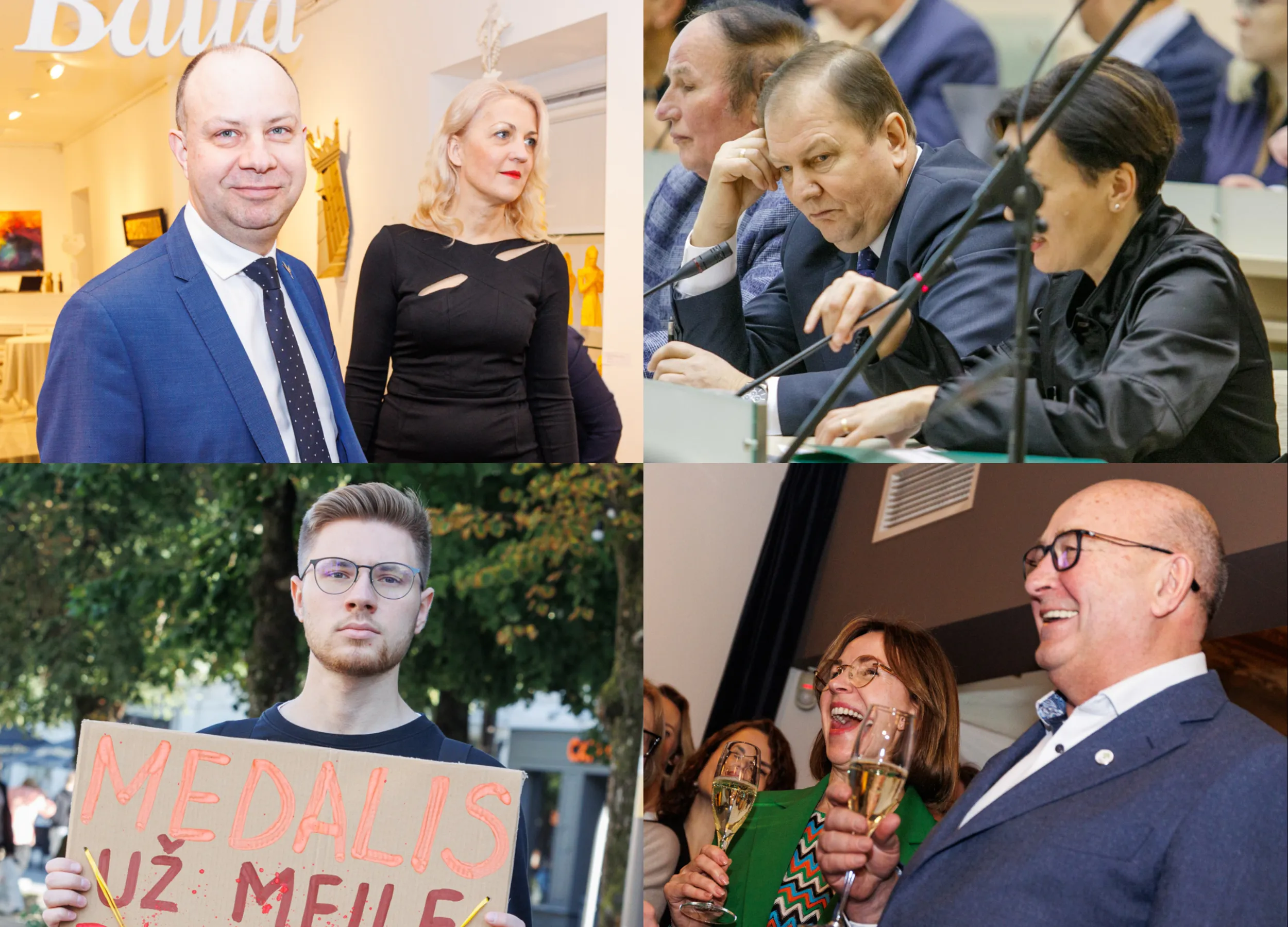 Išrinktieji kandidatai į Kauno tarybą