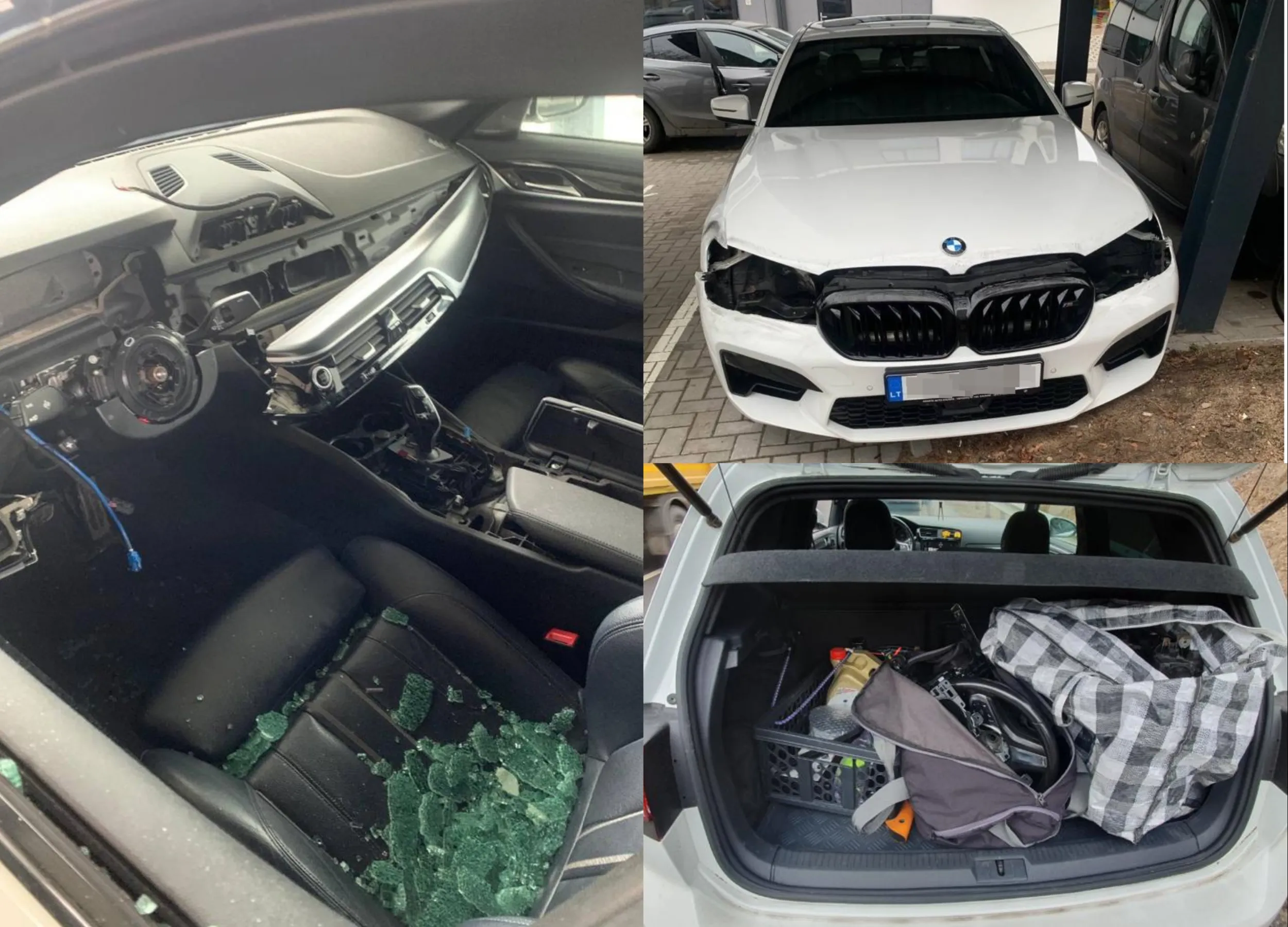 Demaskuoti automobilių dalių vagys