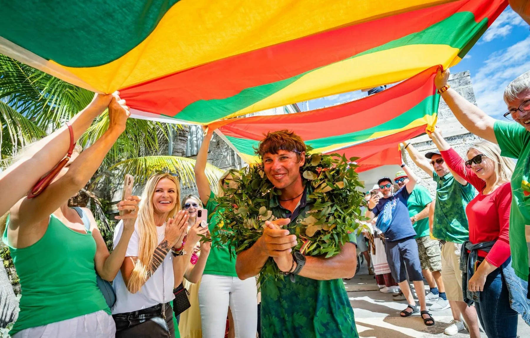 Aurimas Valujavičius įveikė Atlantą / DELFI, V. Dranginio nuotr.