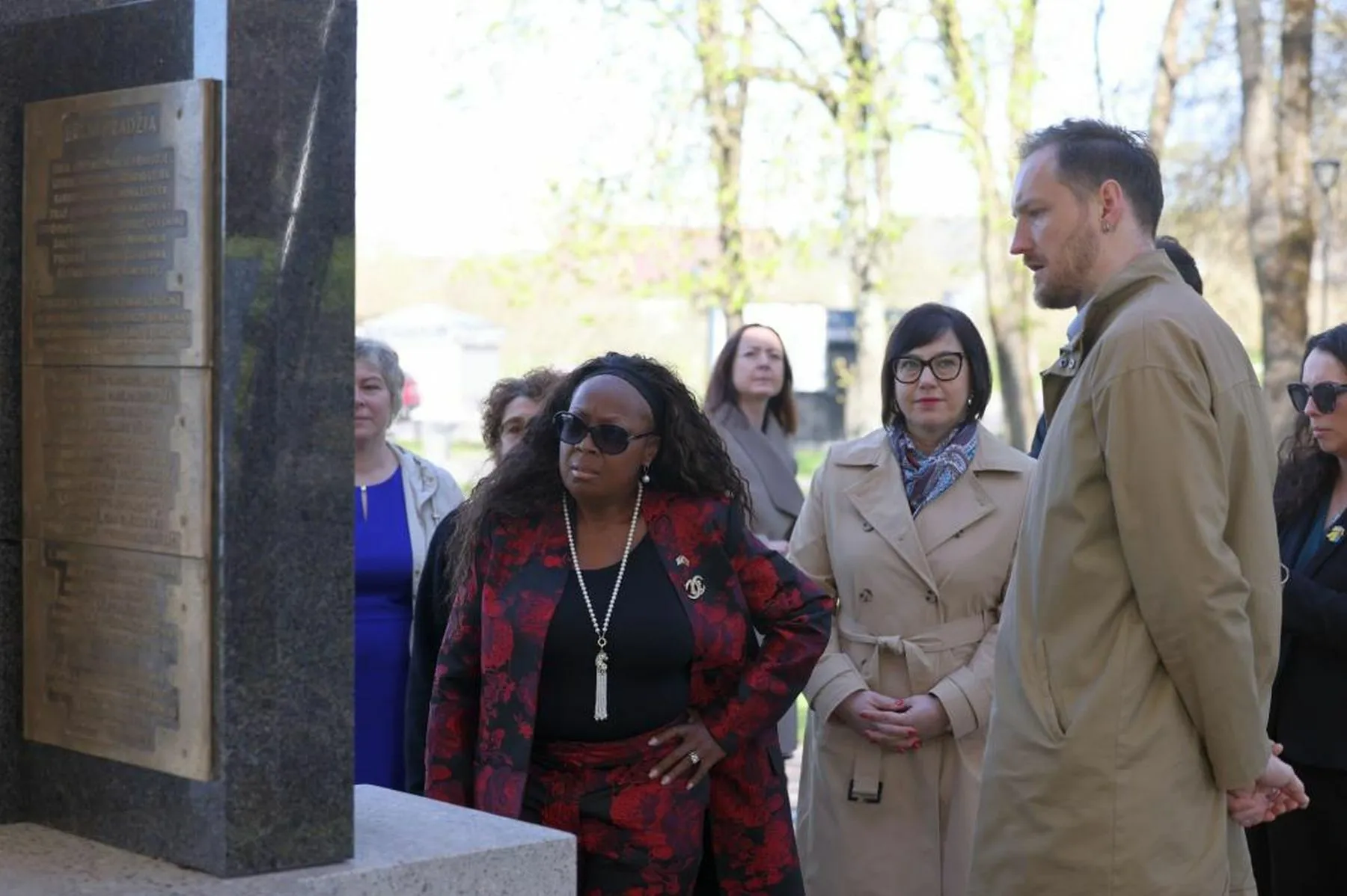 Vilkijoje lankėsi JAV pareigūnė Starlet Jones / KRS, E. Mališausko nuotr.