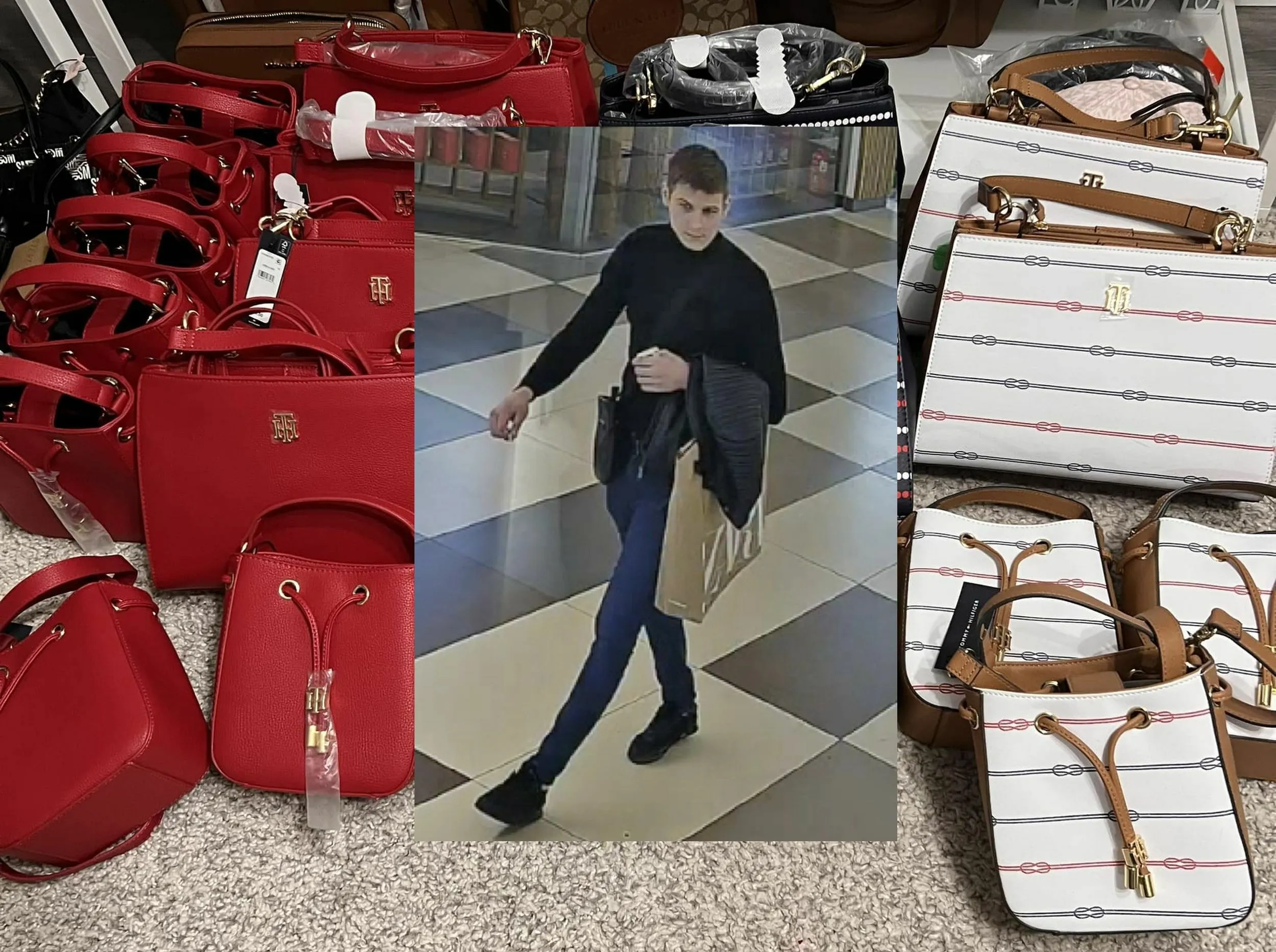 Ieškomas rankinių vagis