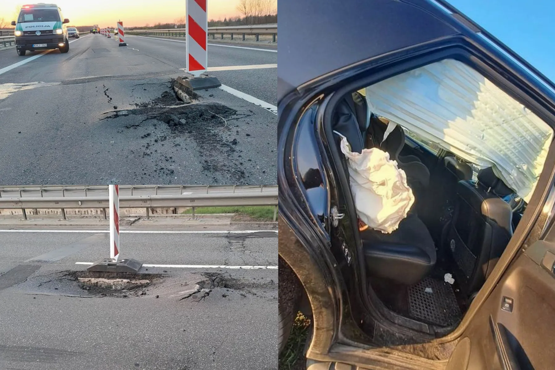 Masinė avarija A1 magistralėje