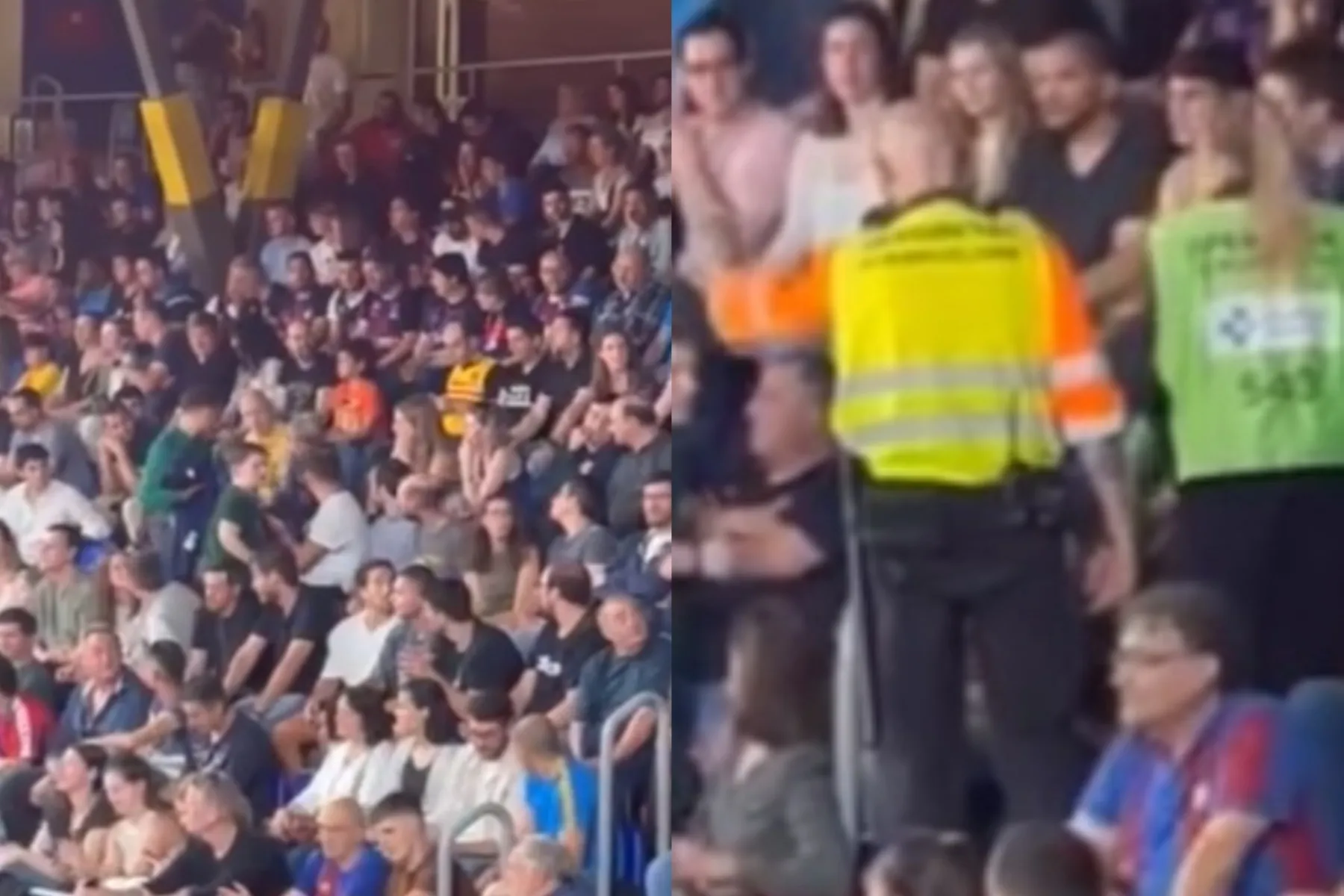 Iš tribūnų varomi „Žalgirio“ sirgaliai