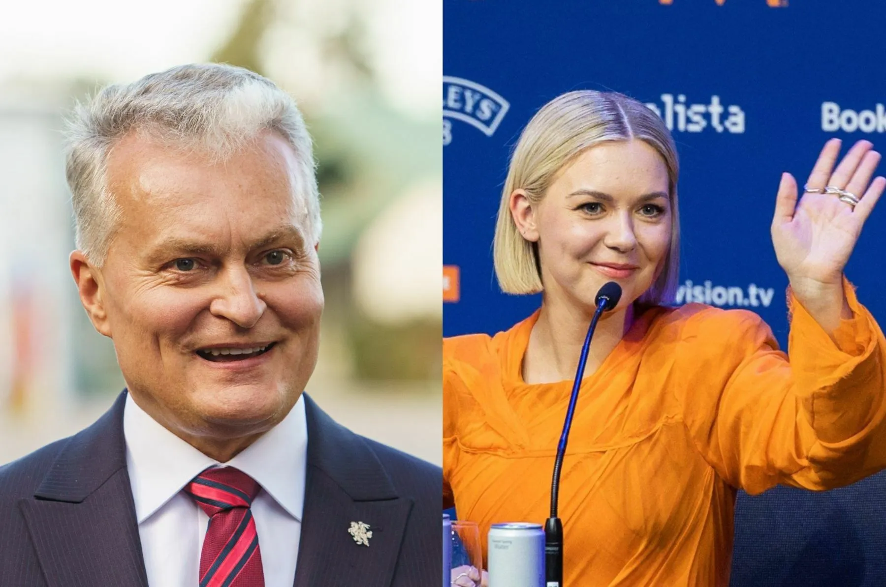 Gitanas Nausėda ir Monika Linkytė