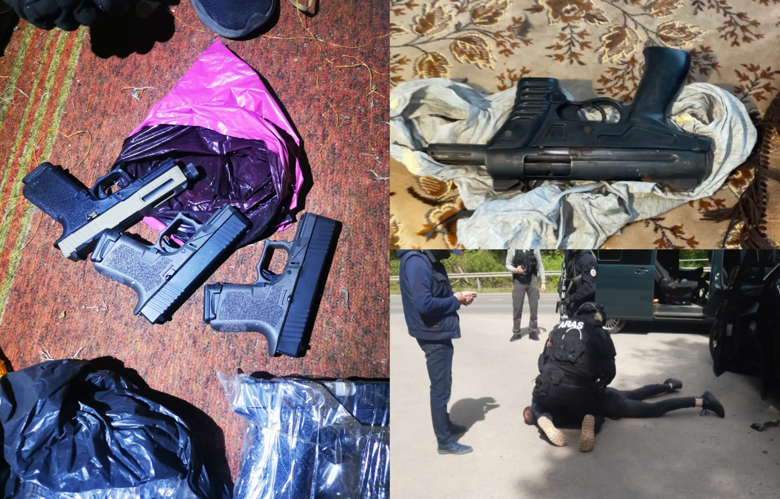 Rasti nelegaliai laikomi ginklai