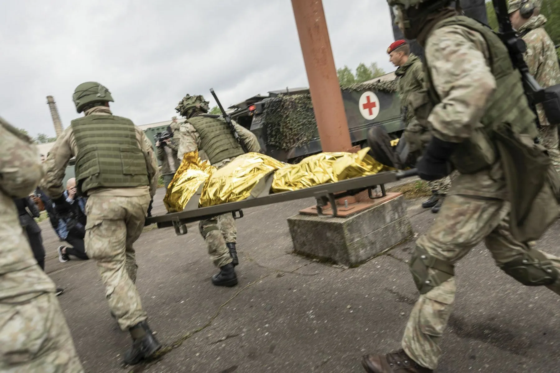 Karinės pratybos Kaune / Št. srž. sp. I. Budzeikaitės nuotr.