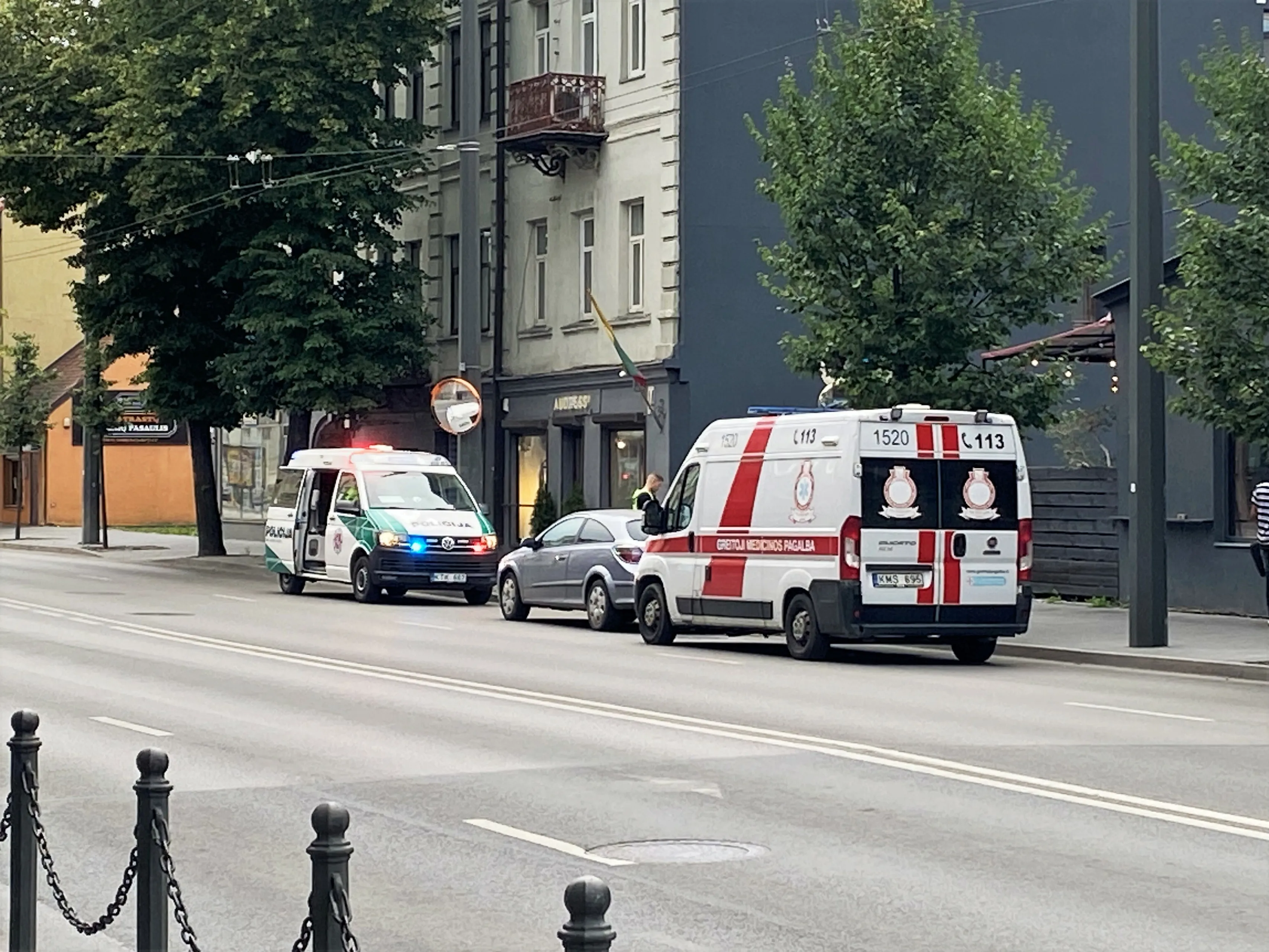 Šv. Gertrūdos gatvėje partrenktas paspirtukininkas