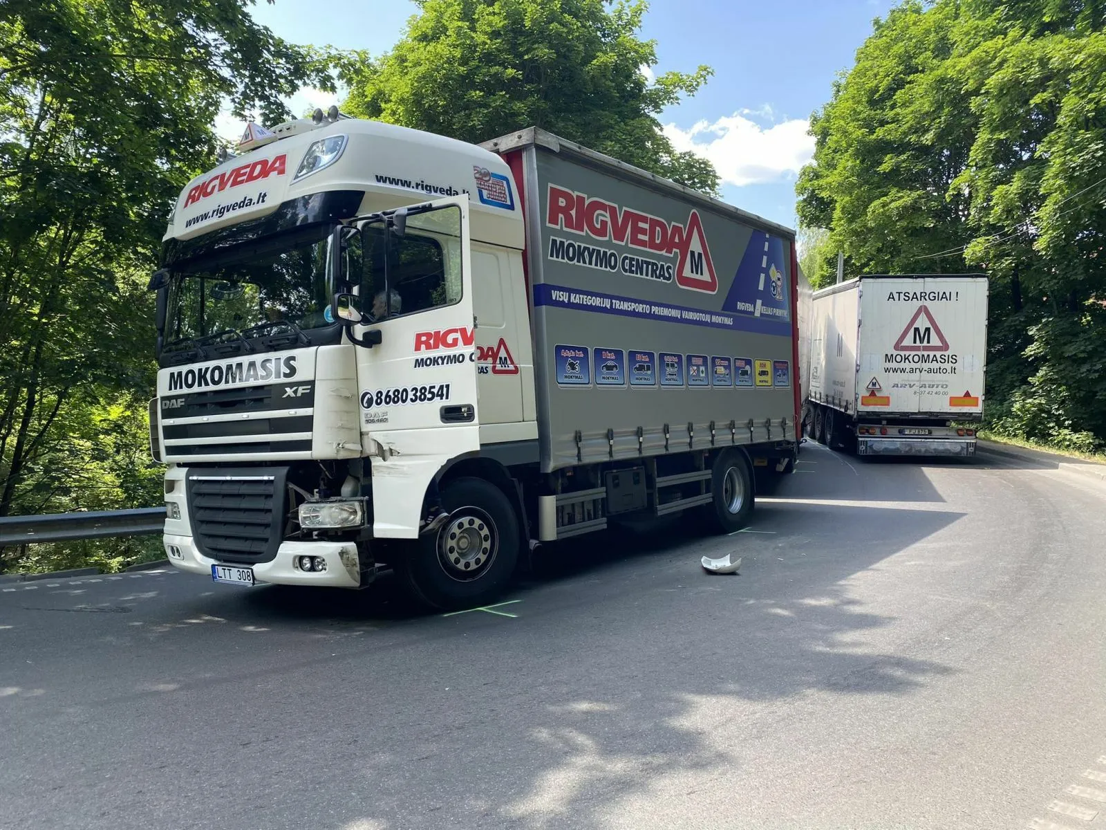 Sunkiasvorių eismo įvykis ant Kėdainių kalno / „Kas vyksta Kaune“ nuotr.