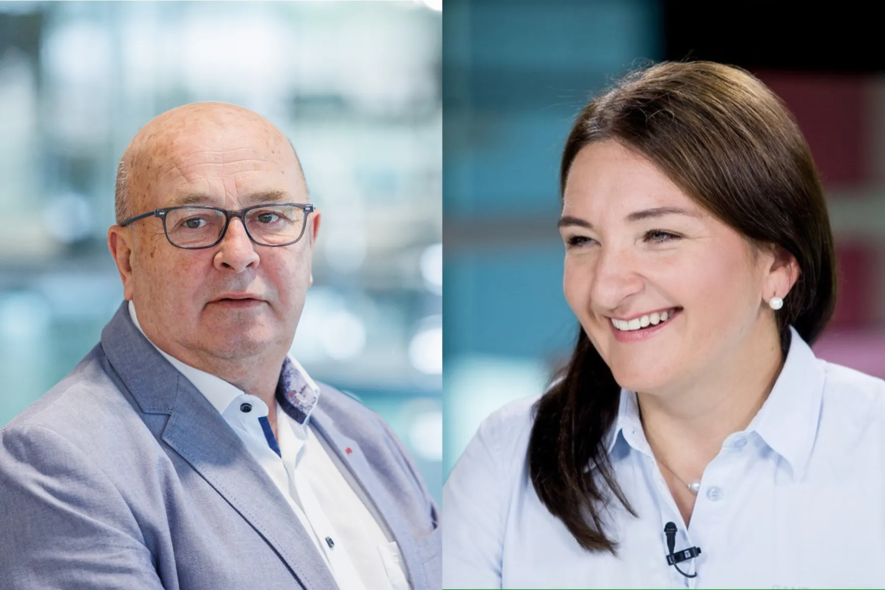 Visvaldas Matijošaitis ir Austėja Landsbergienė