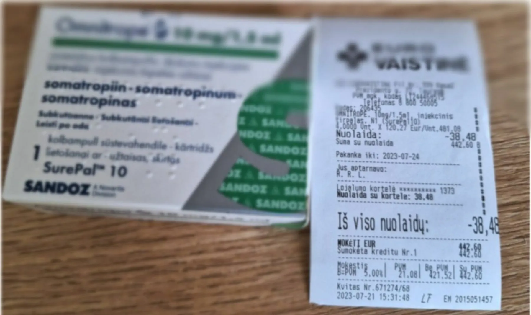 Už sunkiai sergančio sūnaus vaistų dėžutę mama vaistinėje paklojo įspūdingą sumą
