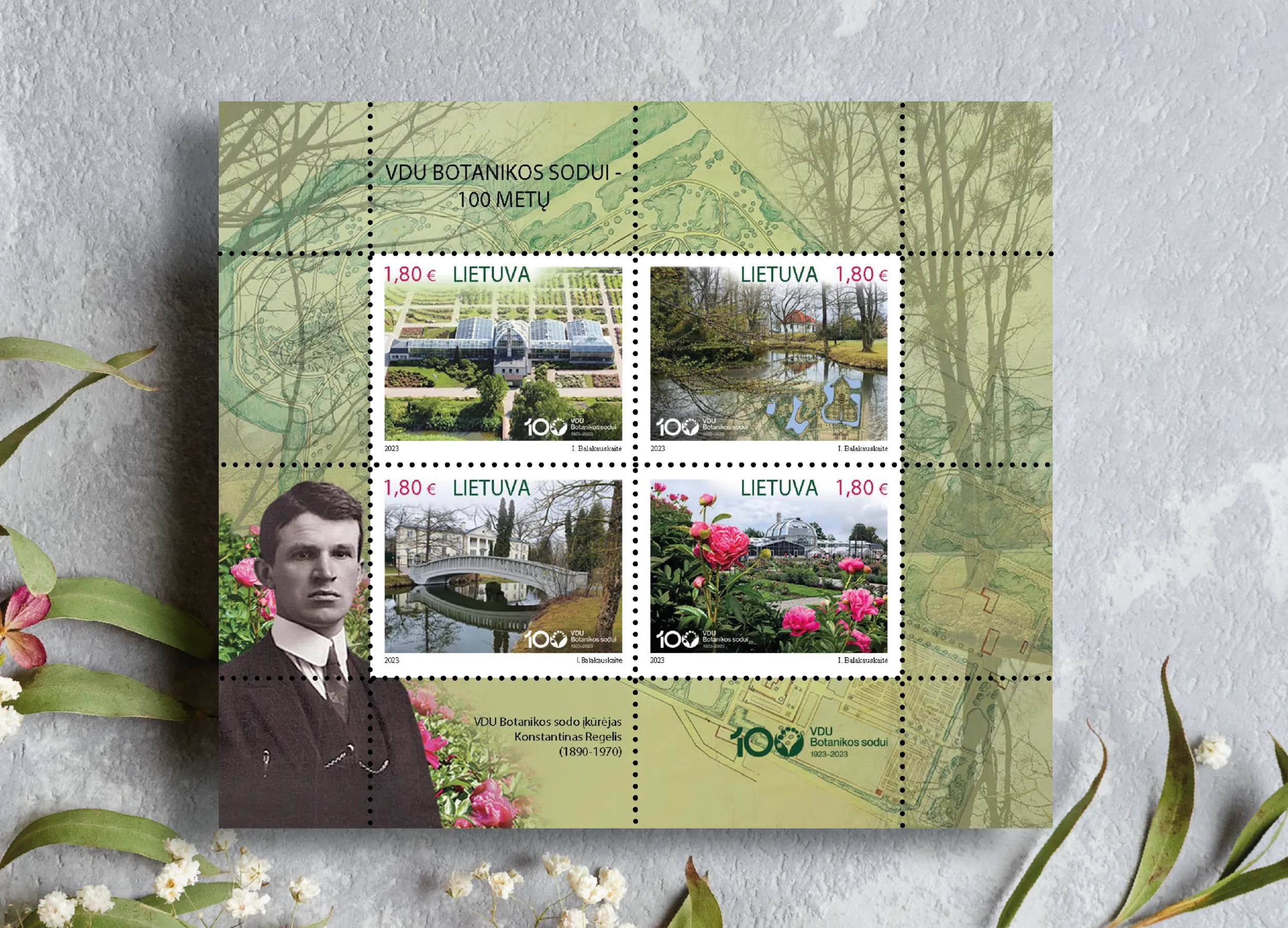 Pašto ženklas botanikos sodui