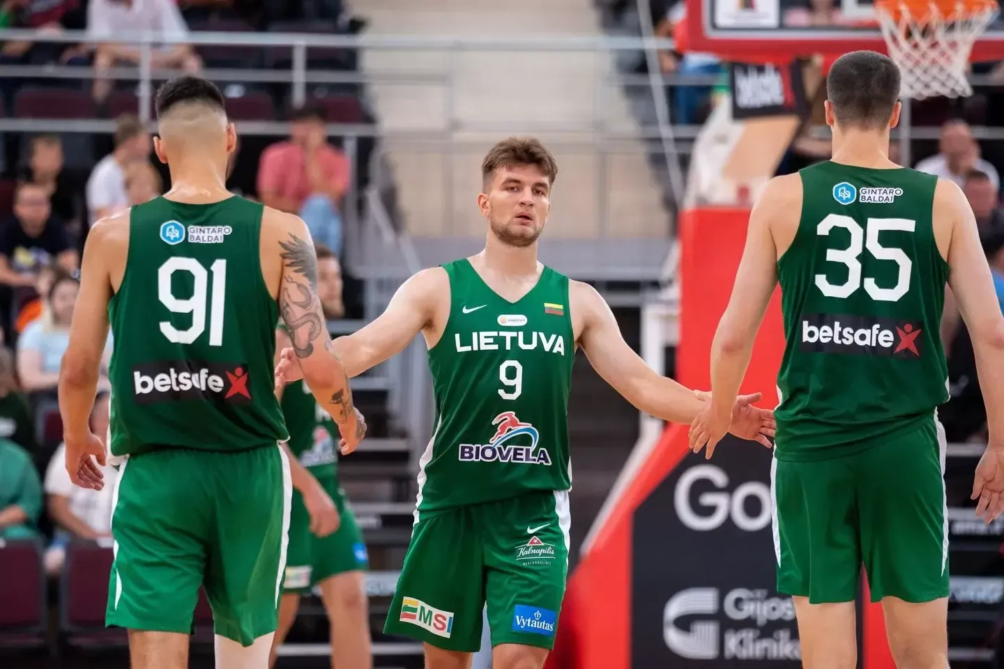 Pergalingos nuotaikos: rezervinė Lietuvos vyrų krepšinio rinktinė pranoko Jordanijos krepšininkus