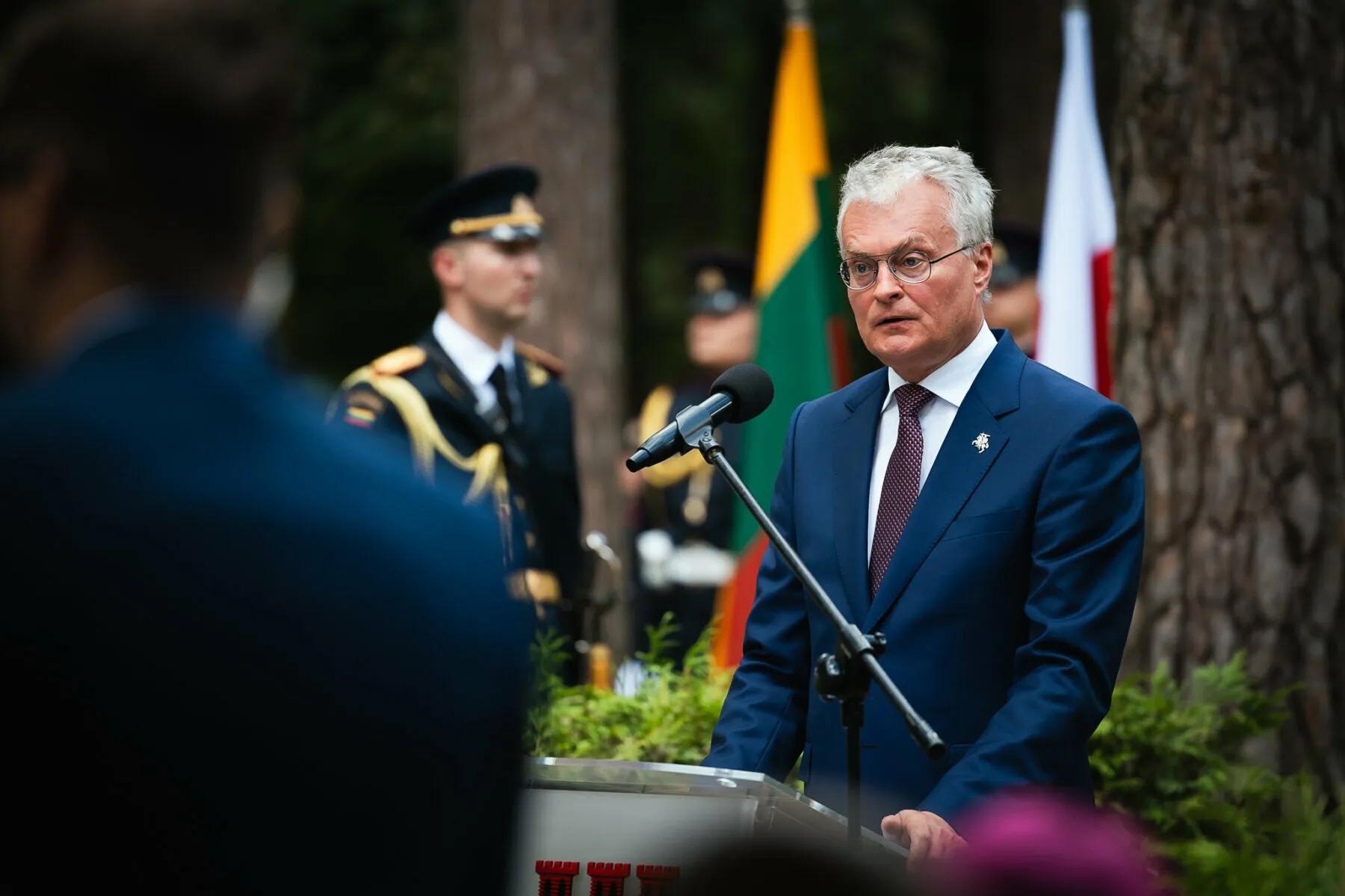 Gitanas Nausėda Dariaus ir Girėno skrydžio minėjime Lenkijoje