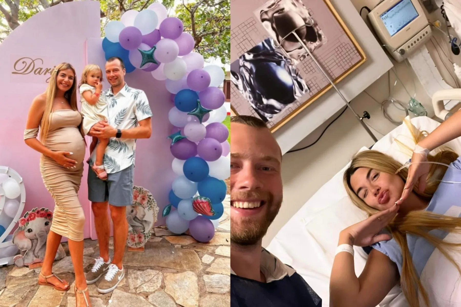 Lukas Lekavičius su žmona