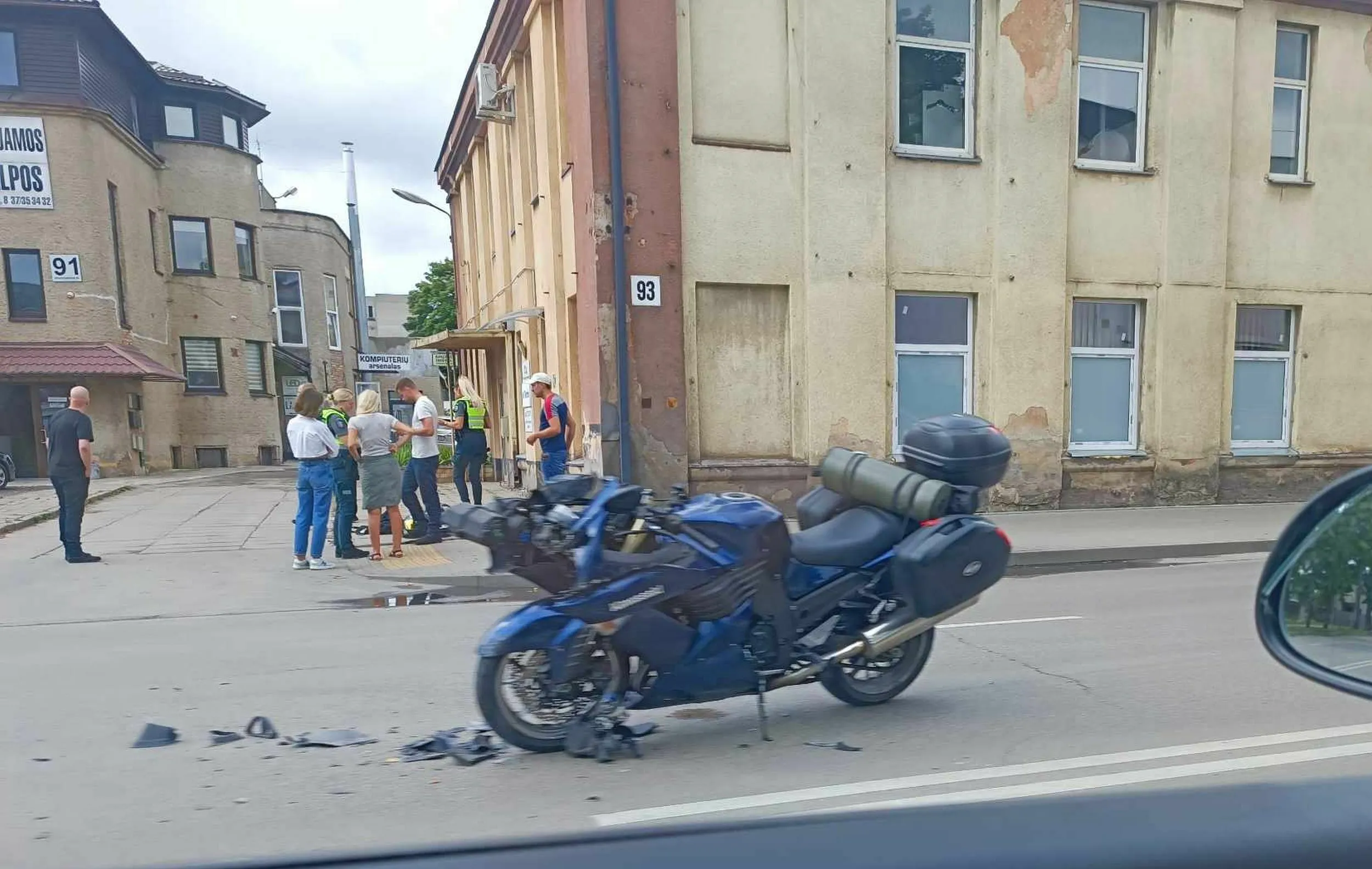 Motociklų avarija Raudondvario plente