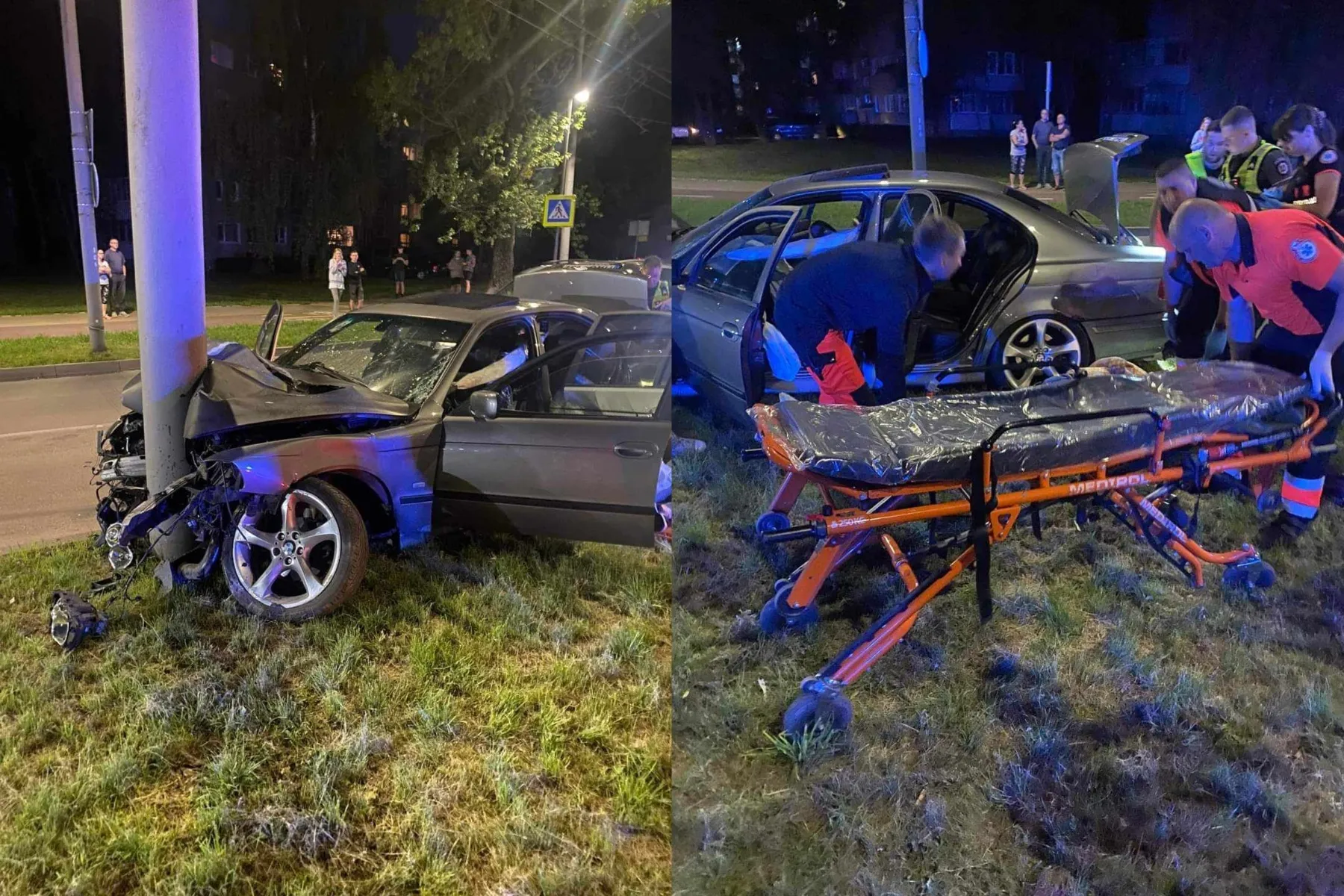 Avarija V. Krėvės ir Pramonės prospektų žiedinėje sankryžoje / Skaitytojo nuotr.