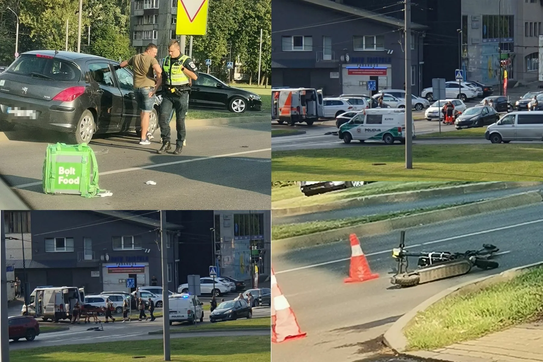 Avarija Birželio 23-iosios gatvėje