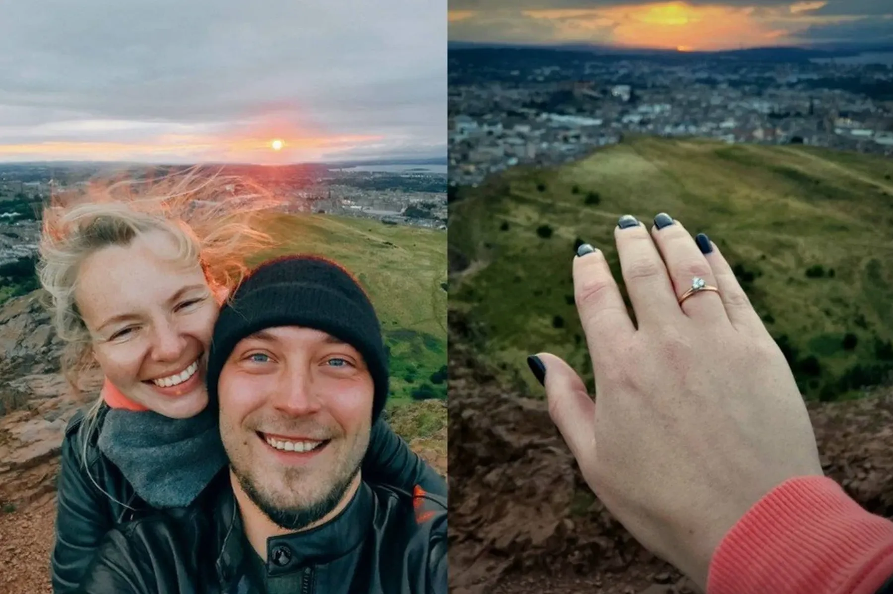 Marius Matijošaitis pasipiršo savo mylimajai