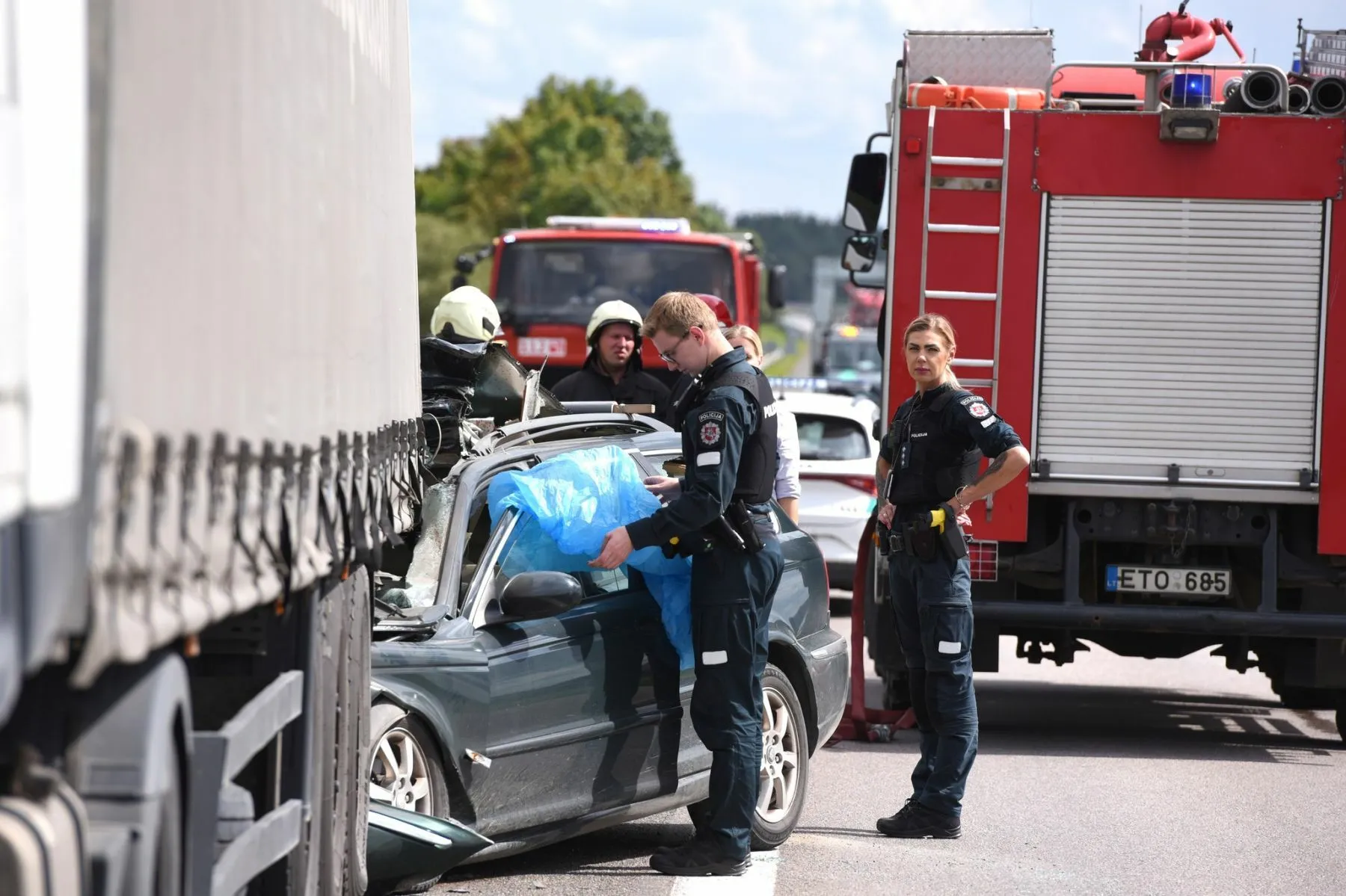 Tragiška avarija kelyje Kaunas-Raseiniai: žuvo „Jaguar“ vairuotojas