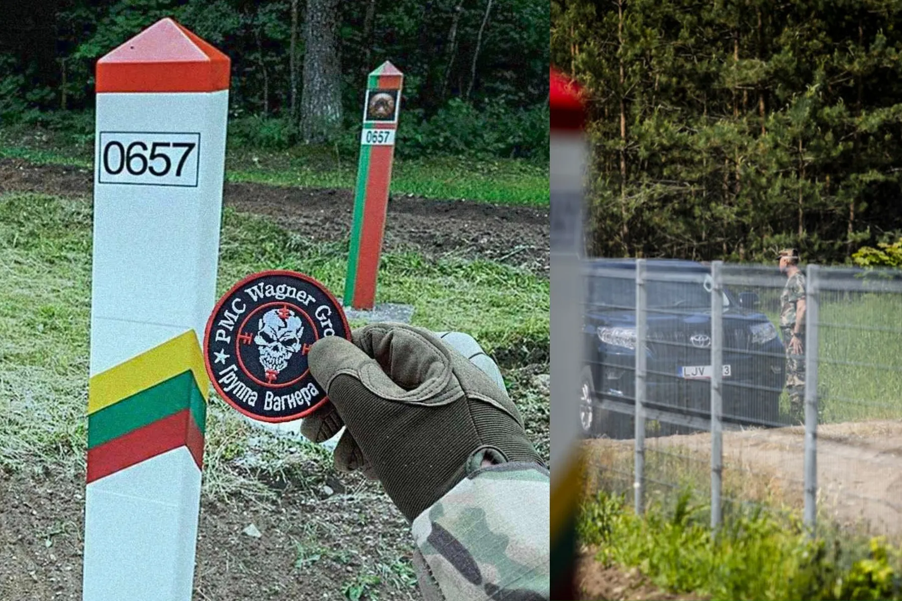 Wagner grupuotė esą prie Lietuvos sienos pusėje