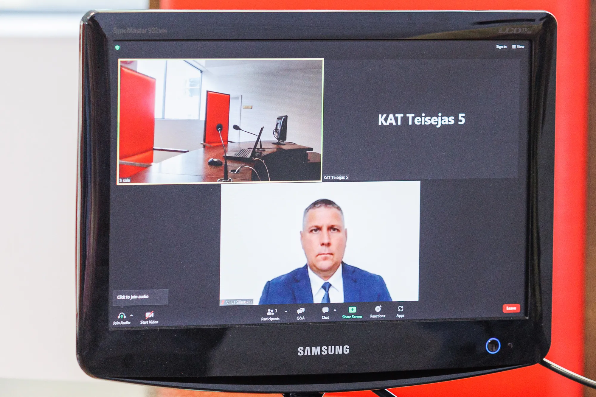 V. Šiliausko teisiamasis posėdis