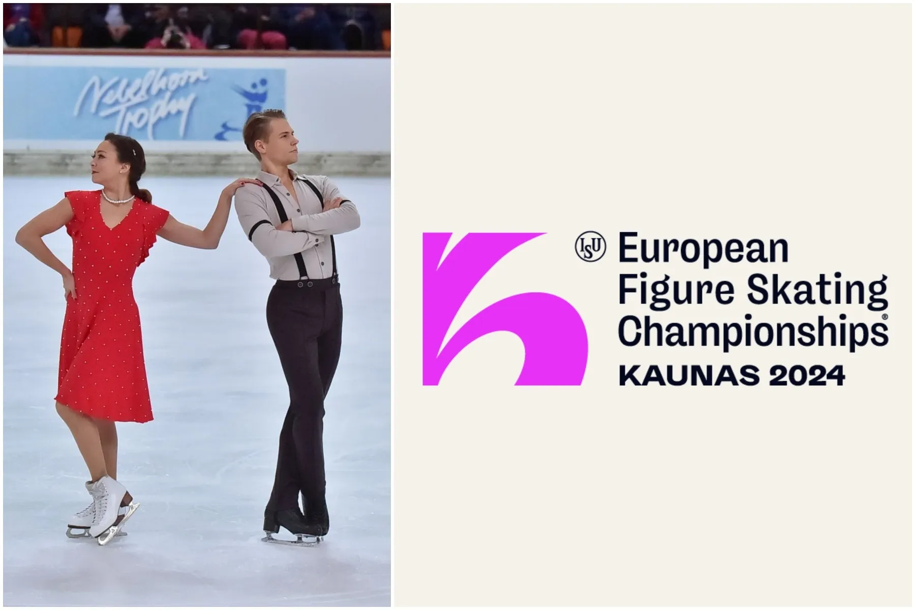 Europos dailiojo čiuožimo čempionato logotipas