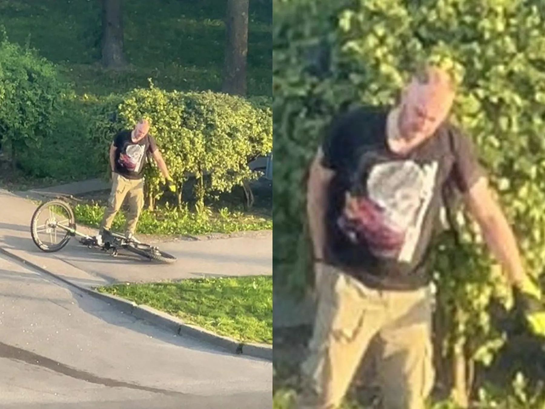 „Toyota“ susidūrė su dviratininku