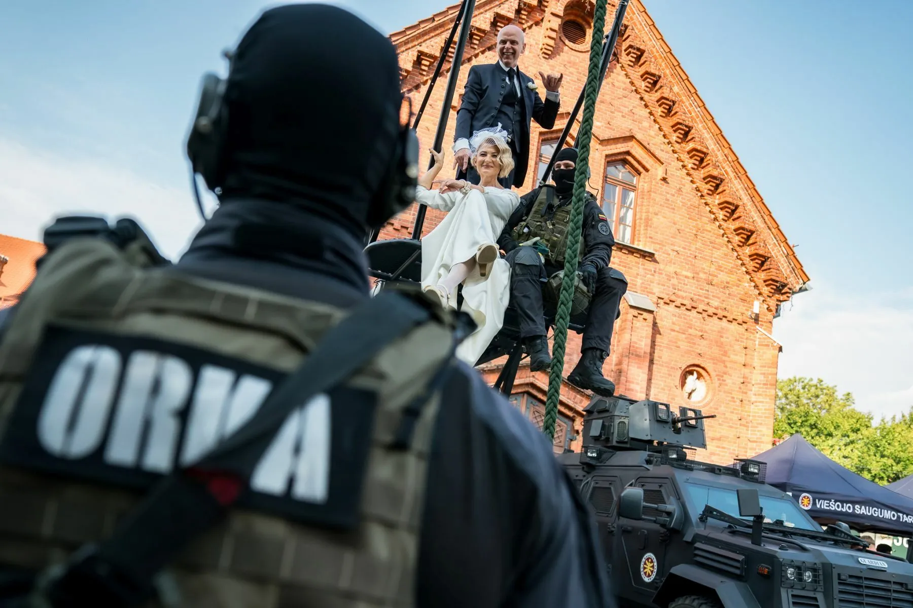 Civilinės saugos pratybos Kauno rajone / R. Snarskio nuotr.