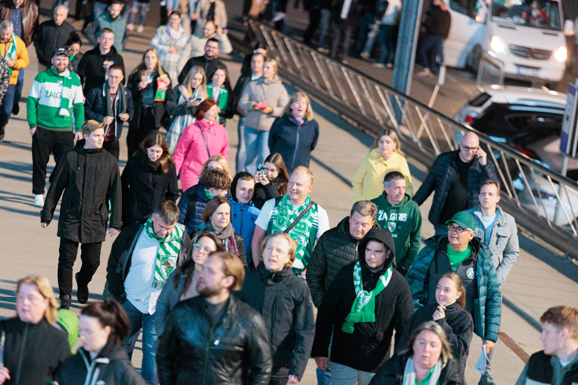 Žalgirio fanai renkasi į areną