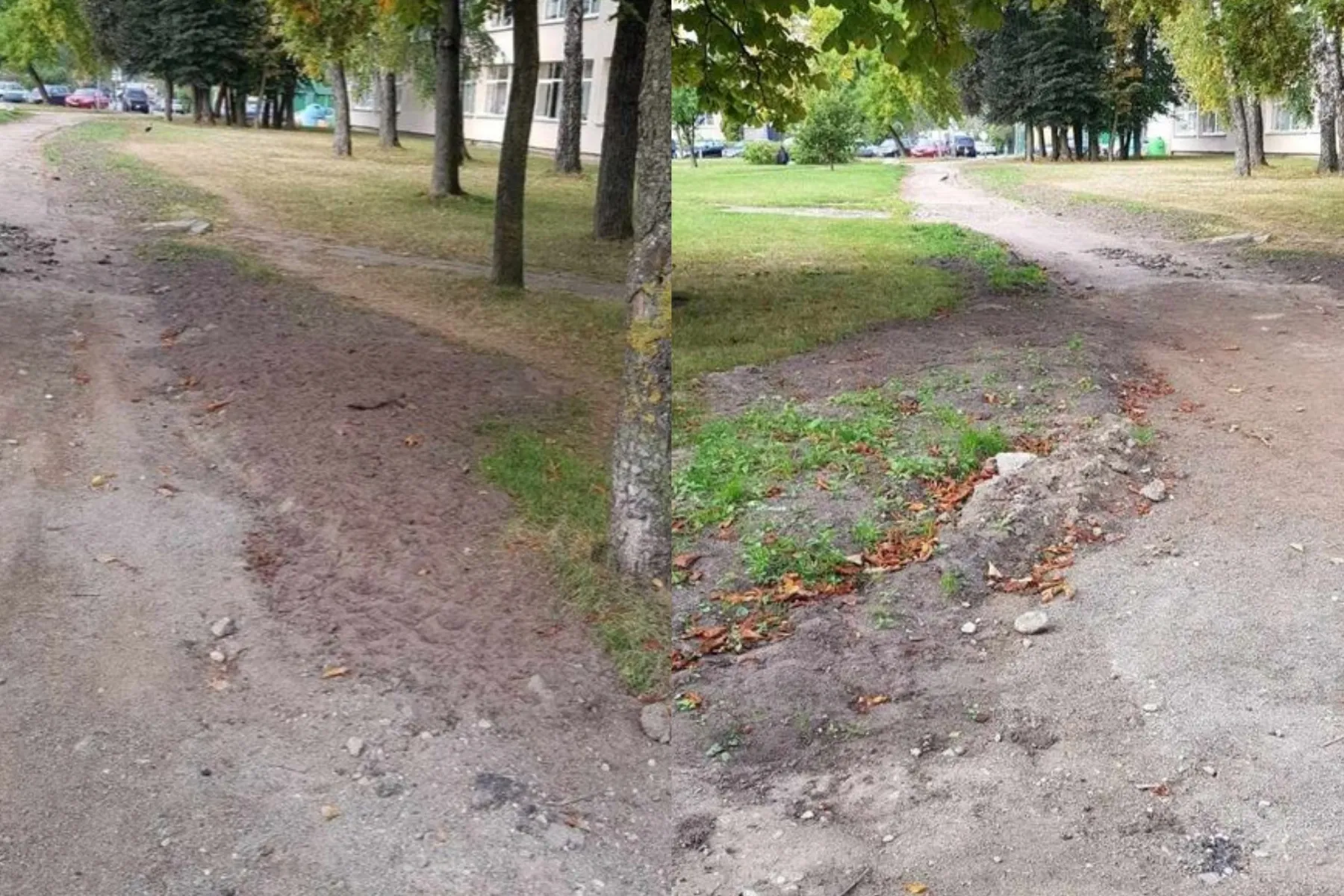 Pėsčiųjų takas prie J. Urbšio progimnazijos