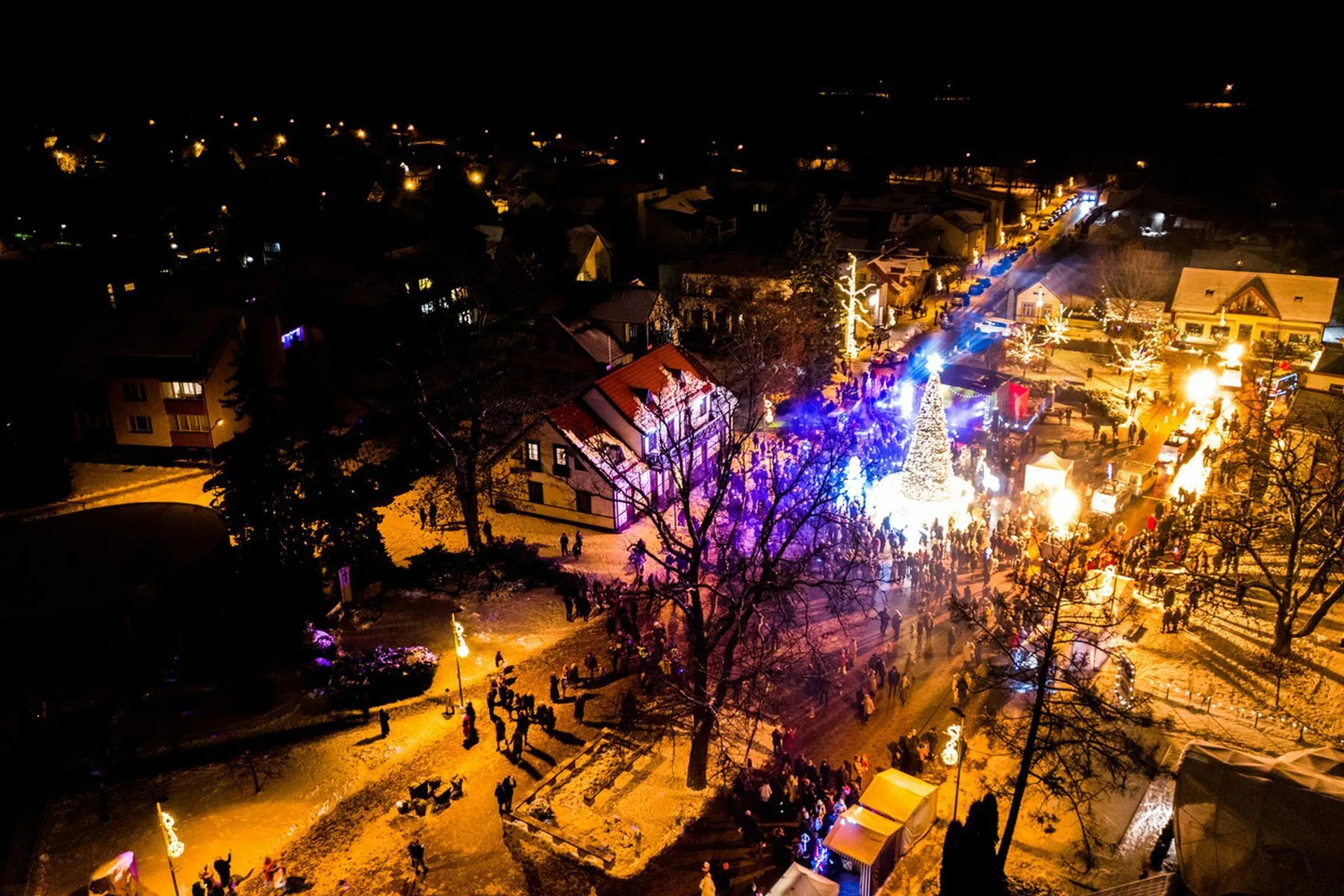 Birštono eglės įžiebimas